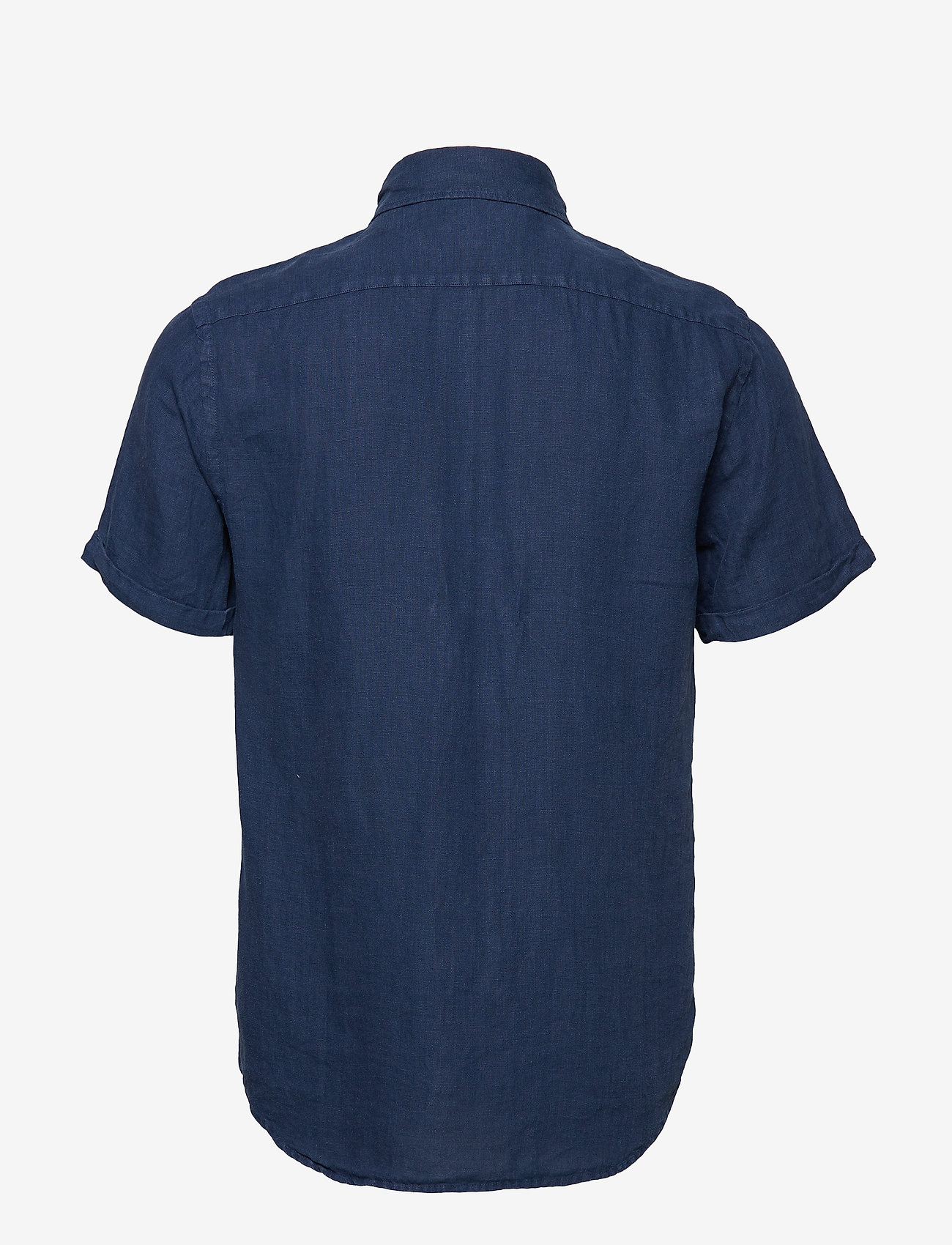 Scotch & Soda - REGULAR FIT- Garment-dyed linen shortsleeve shirt - denim blue - 1