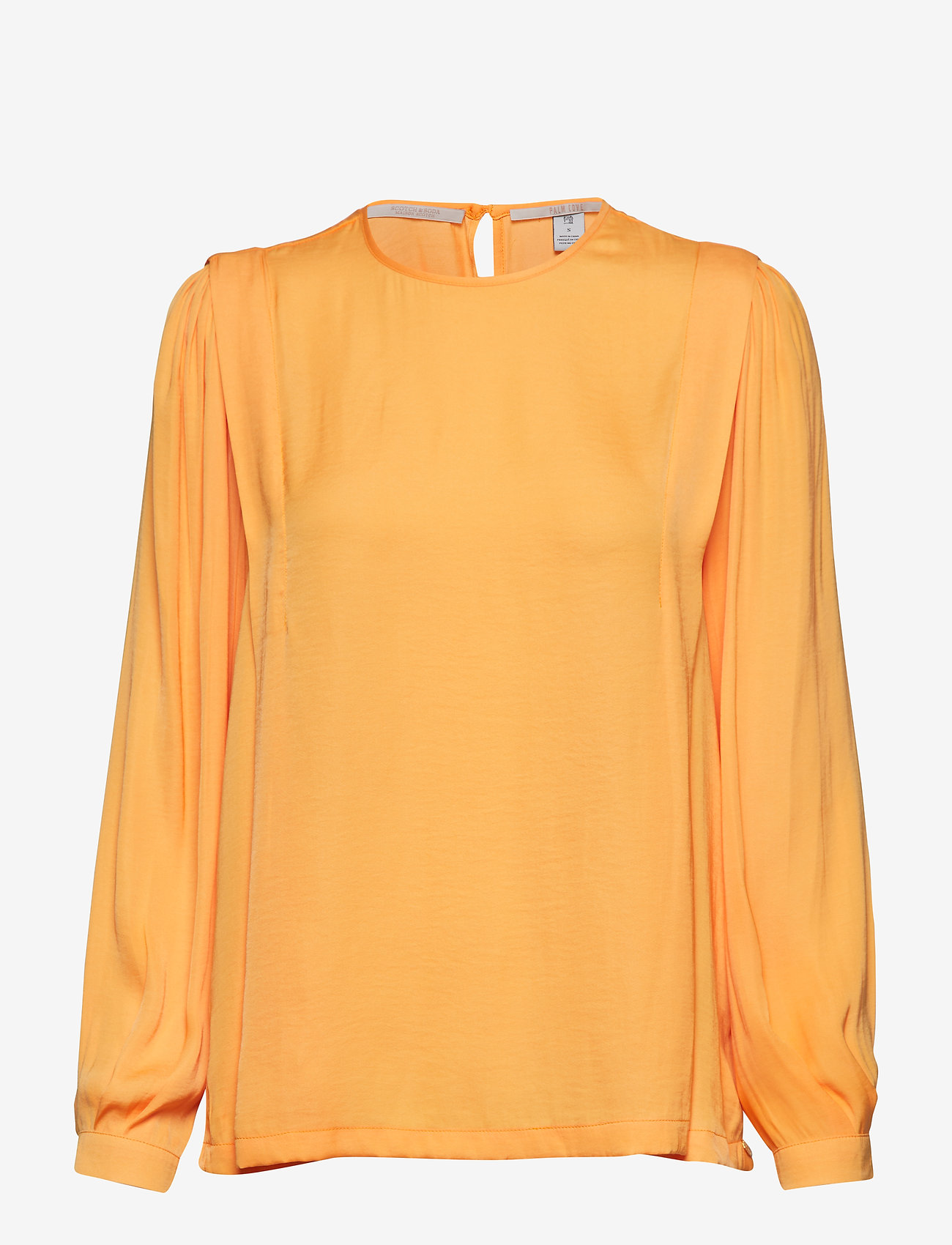 Scotch & Soda - Long sleeve top with pleat details - mango - 0