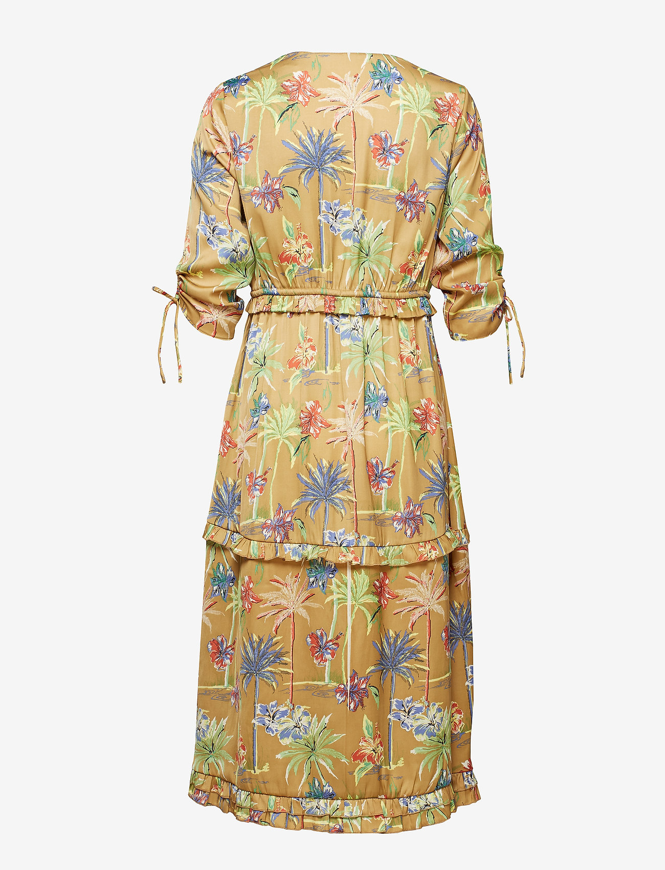Scotch & Soda - Midi length dress with v-neck and ruffles - combo a - 1