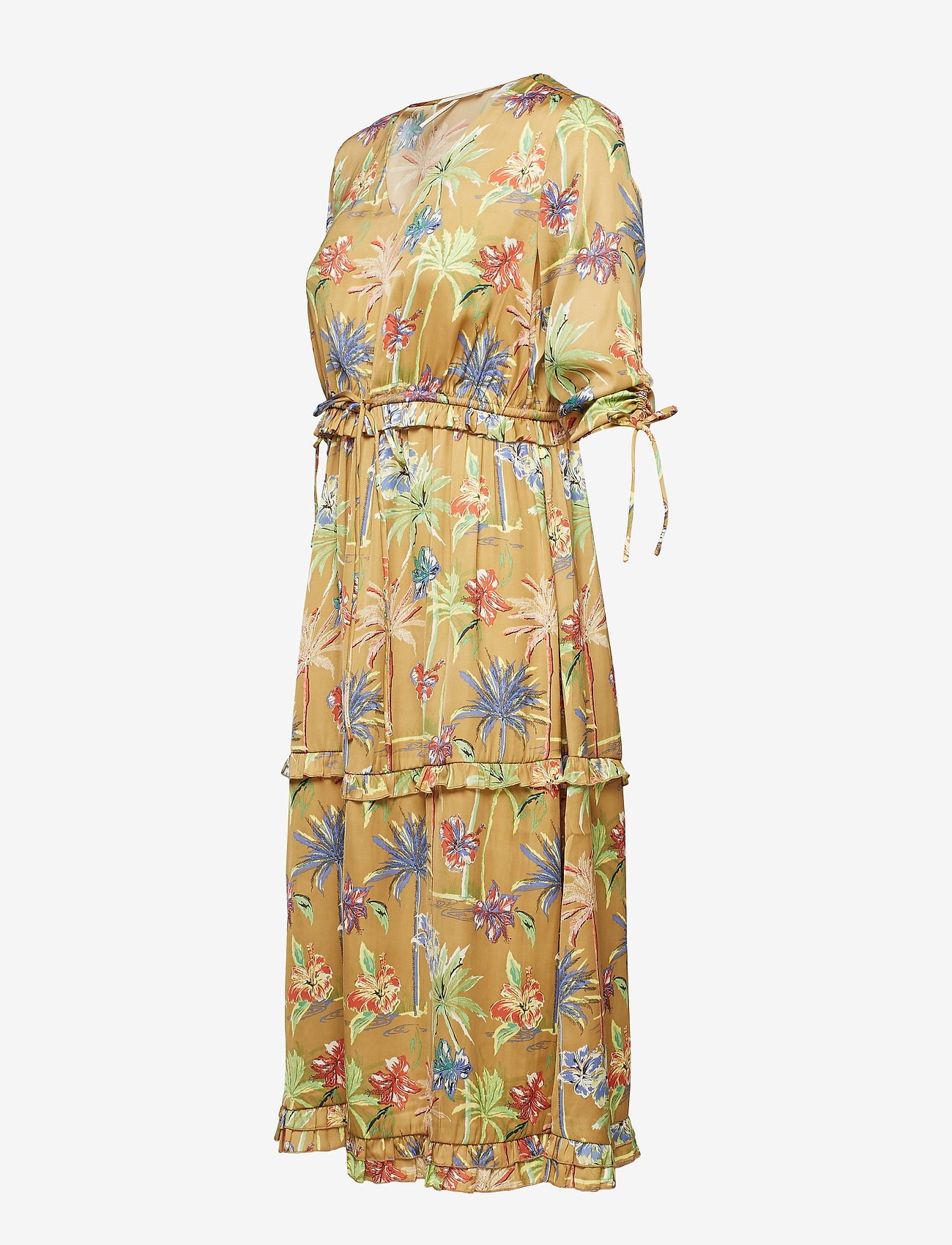 Scotch & Soda - Midi length dress with v-neck and ruffles - combo a - 2