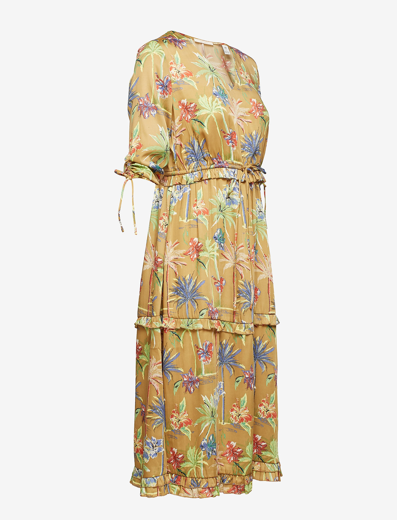Scotch & Soda - Midi length dress with v-neck and ruffles - combo a - 3