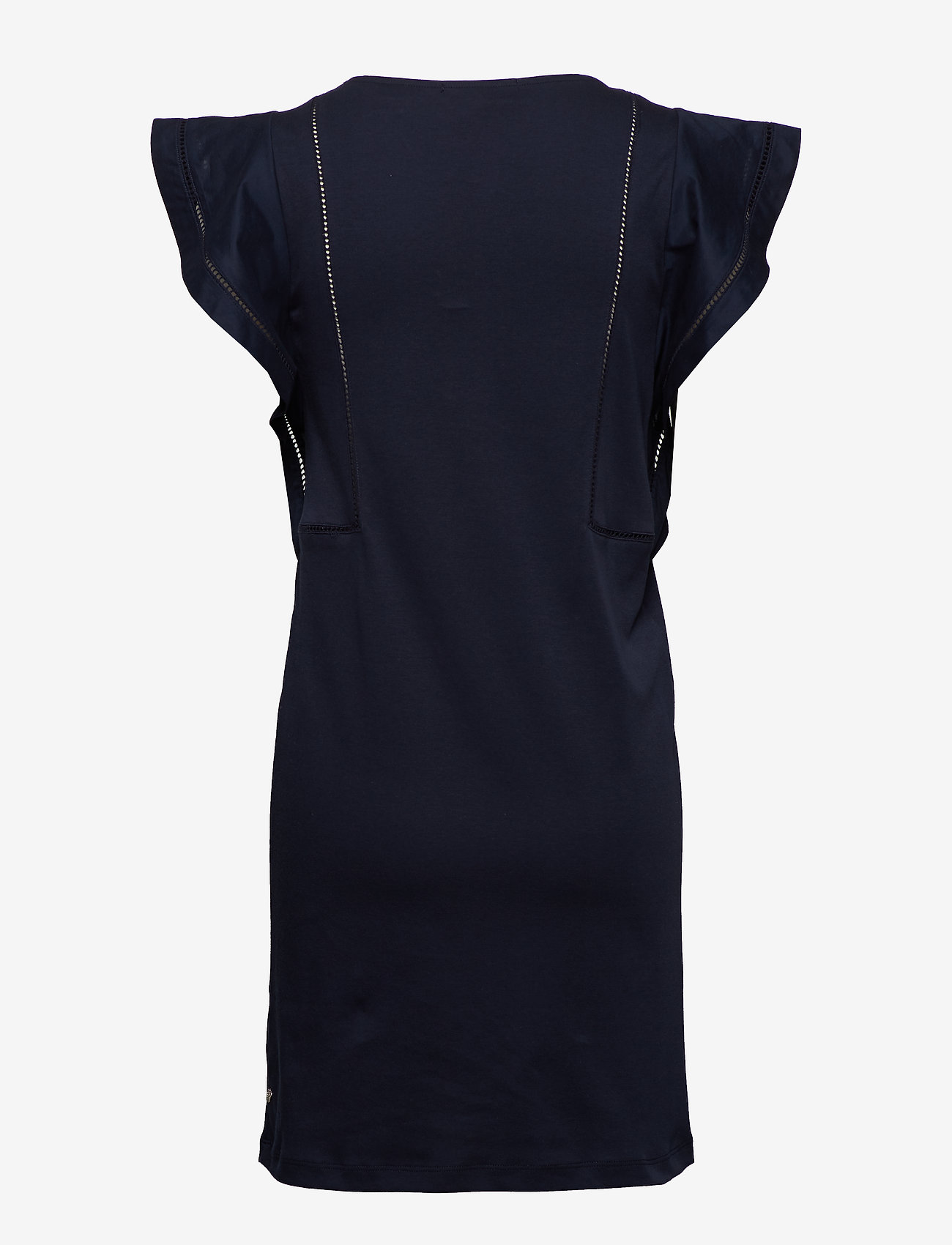 Scotch & Soda - Jersey dress with woven ruffles - night - 1