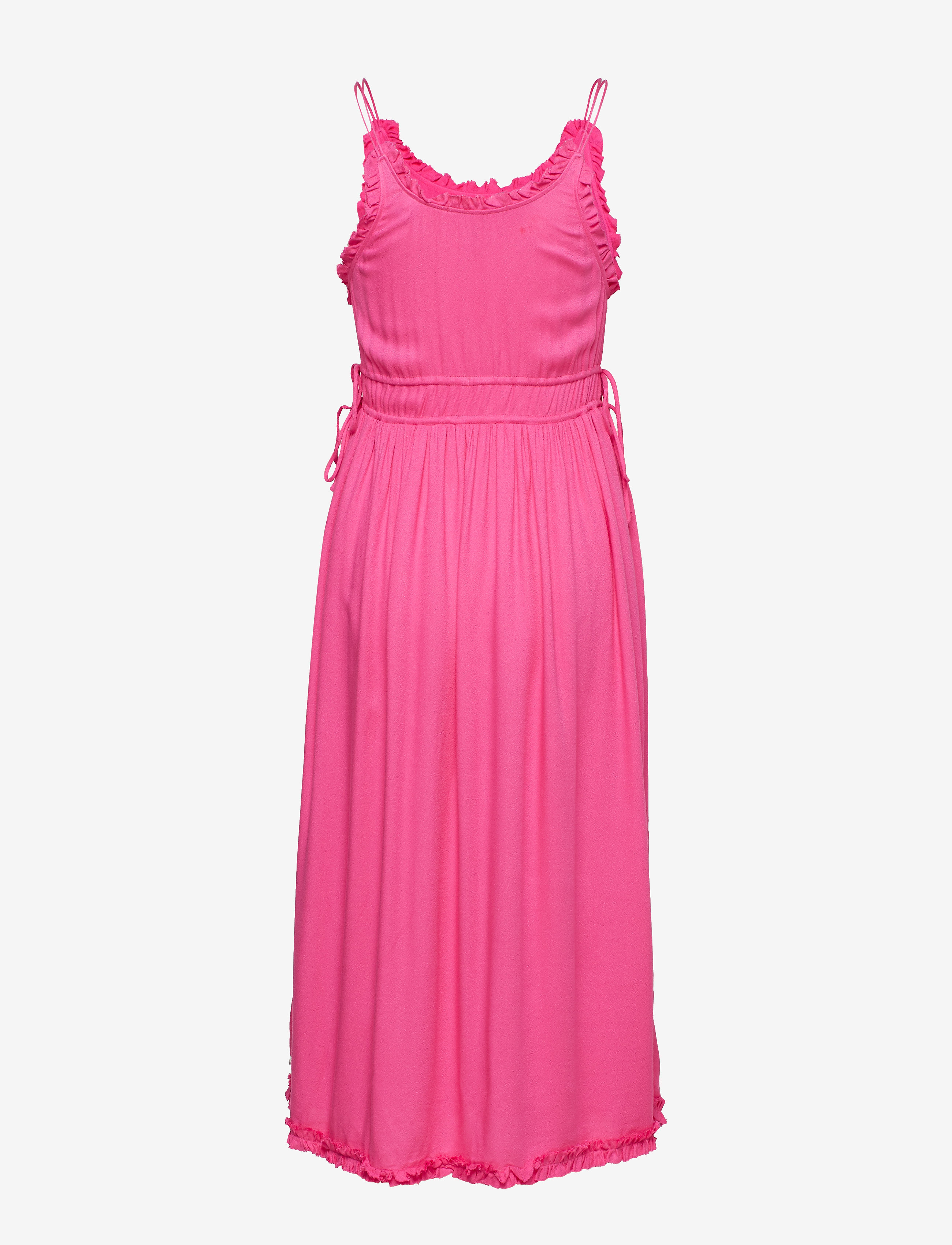 Scotch & Soda - Viscose summer midi dress with straps - candy pink - 1