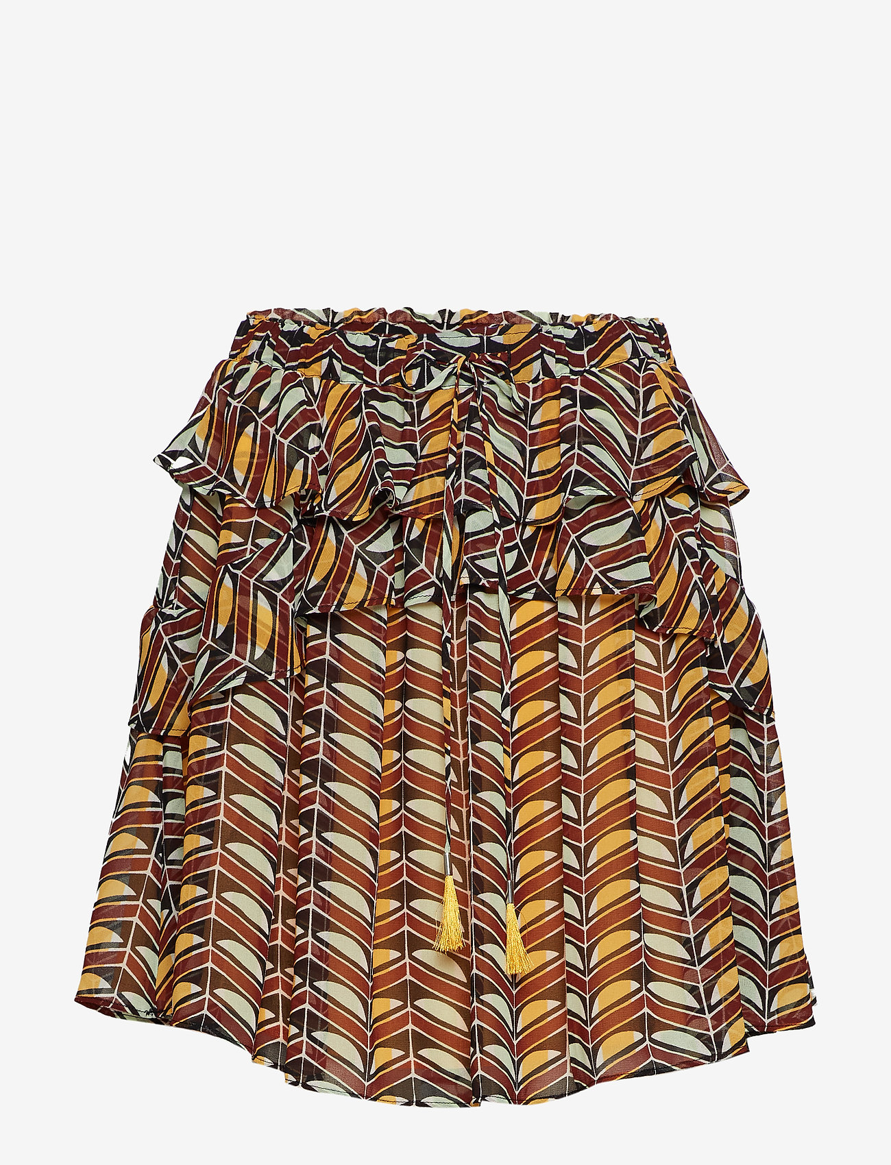 Scotch & Soda - Printed skirt with ruffles - combo f - 0