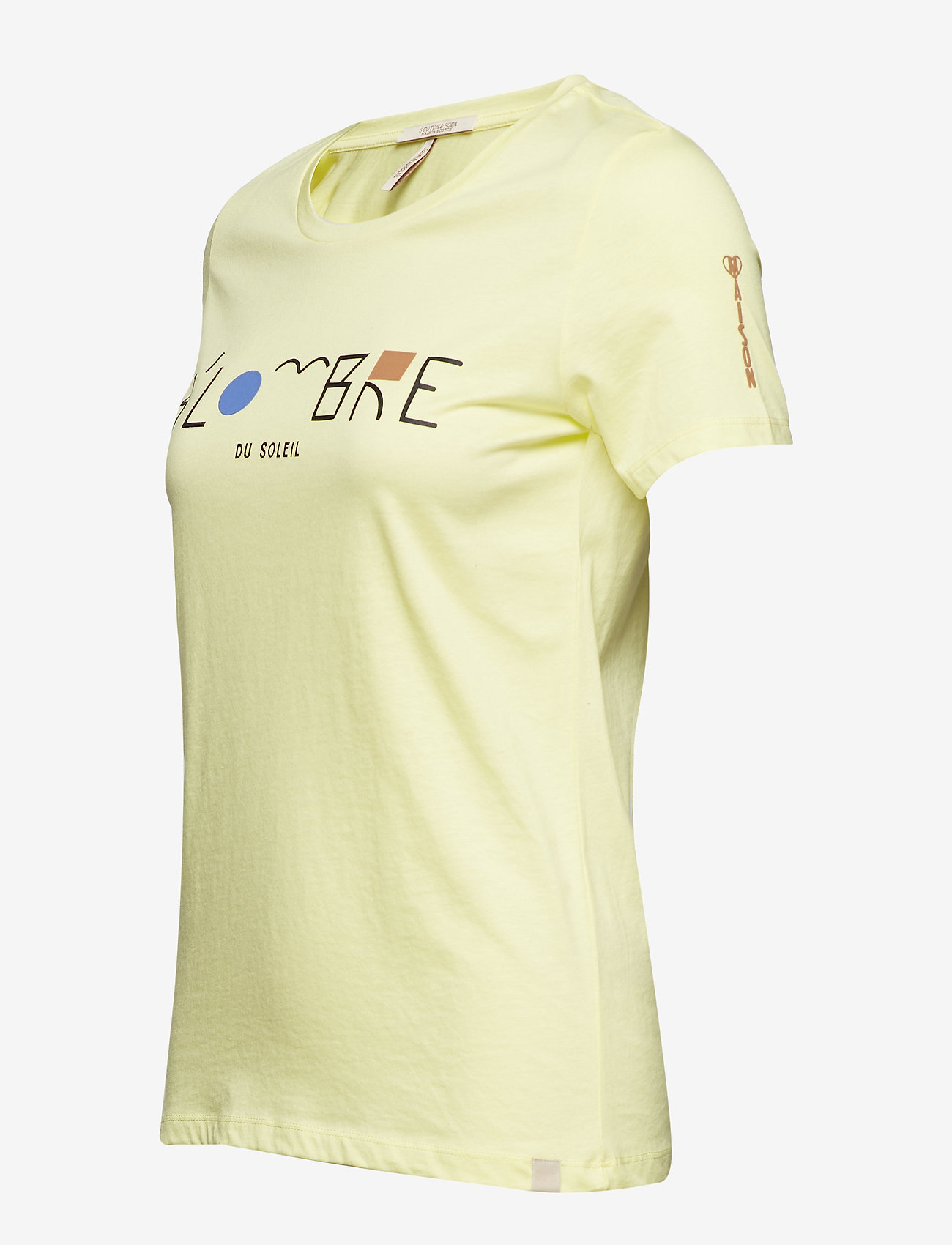 Scotch & Soda - Regular fit tee with various artworks - lemonade - 2