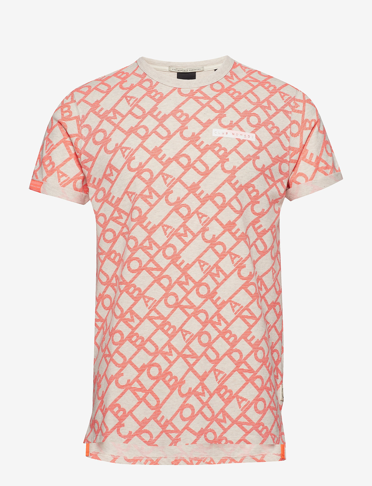 Scotch & Soda - Club Nomade logo crewneck tee - combo c - 0