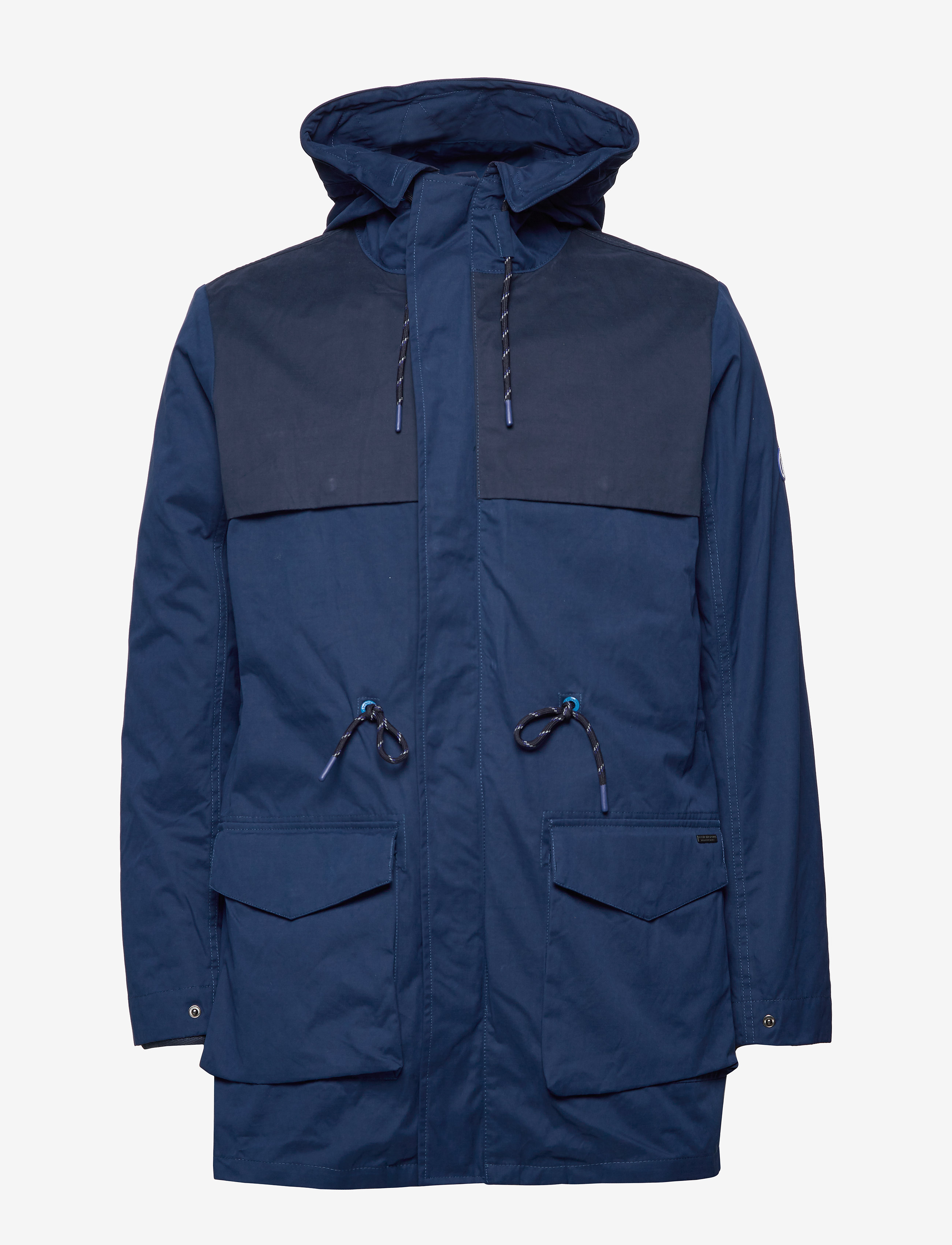 Scotch & Soda - Ams Blauw parka with transparent quilted inner jacket - blue summit - 1