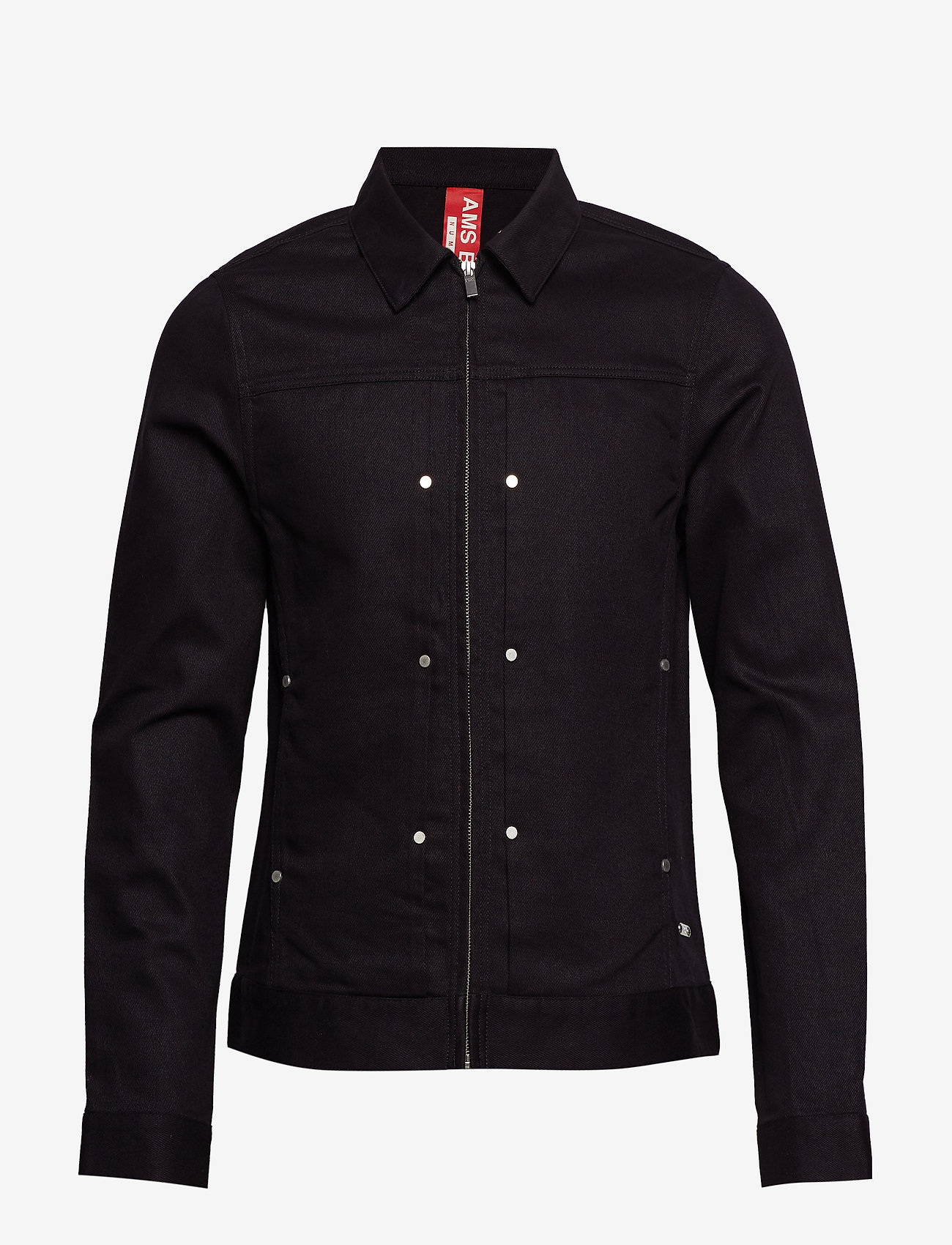 Scotch & Soda - Clean trucker jacket with contrast trims - black - 0