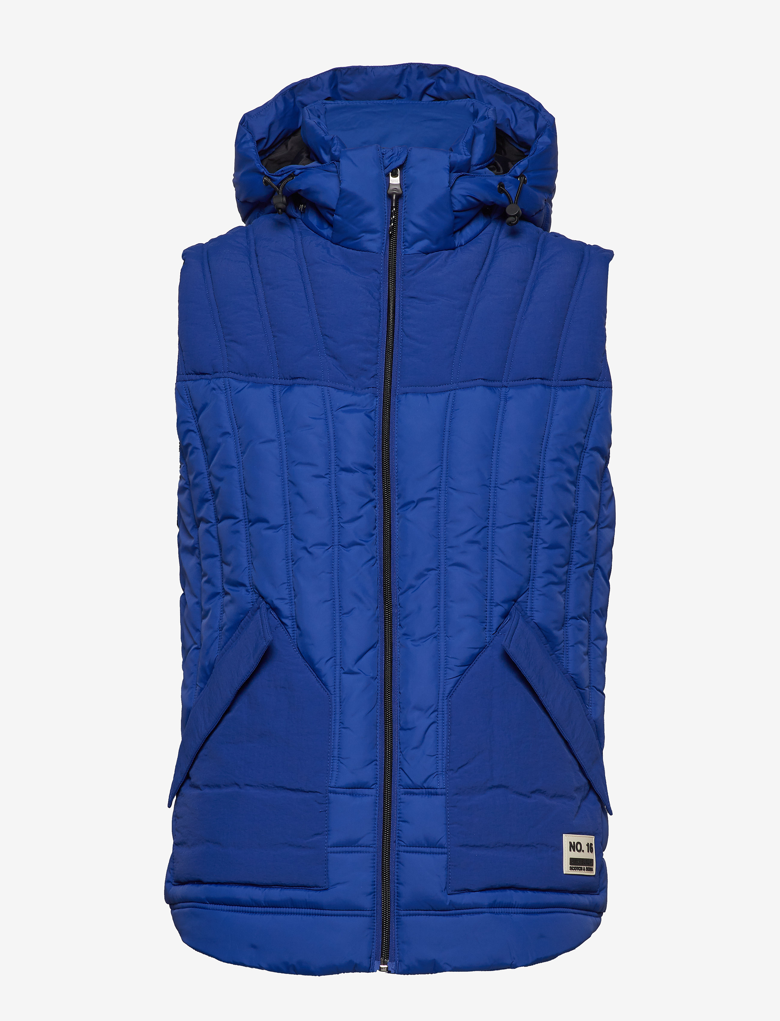 Scotch & Soda - New quilted bodywarmer with detachable hood - yinmin blue - 1