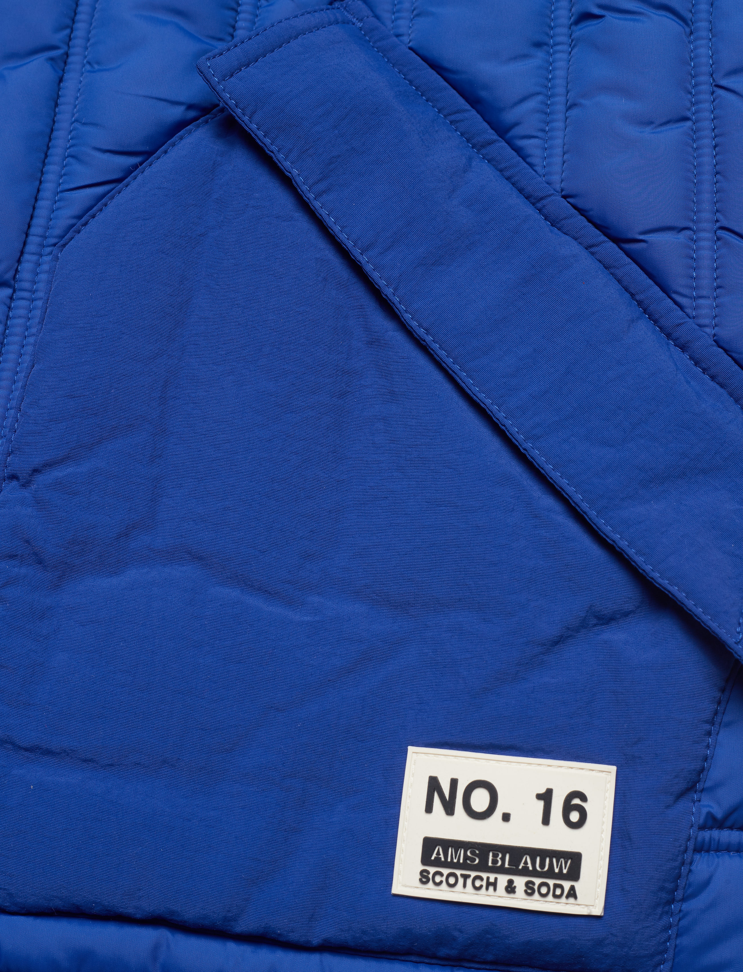 Scotch & Soda - New quilted bodywarmer with detachable hood - yinmin blue - 4