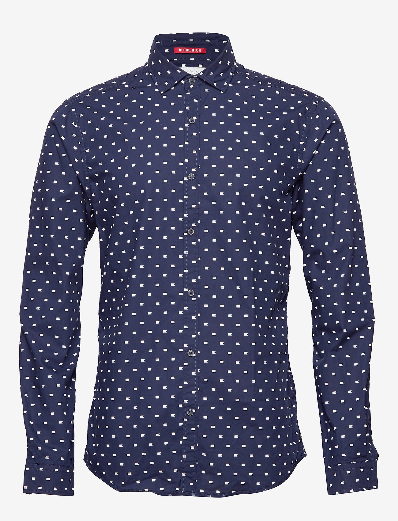 Scotch & Soda - Slim fit crispy L/S shirt with prints - combo f - 0
