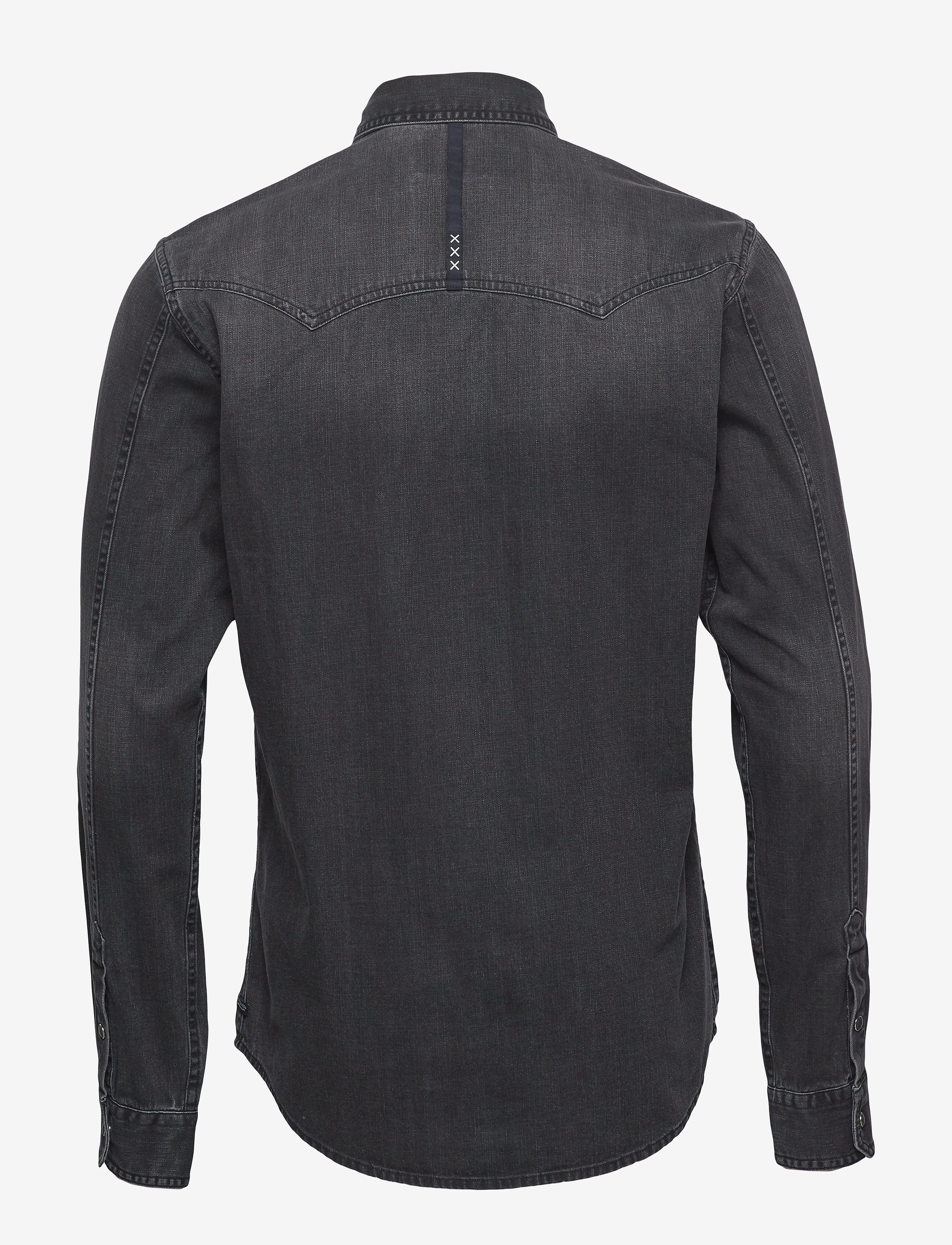Scotch & Soda - Ams Blauw denim shirt in seasonal washes - antra - 1
