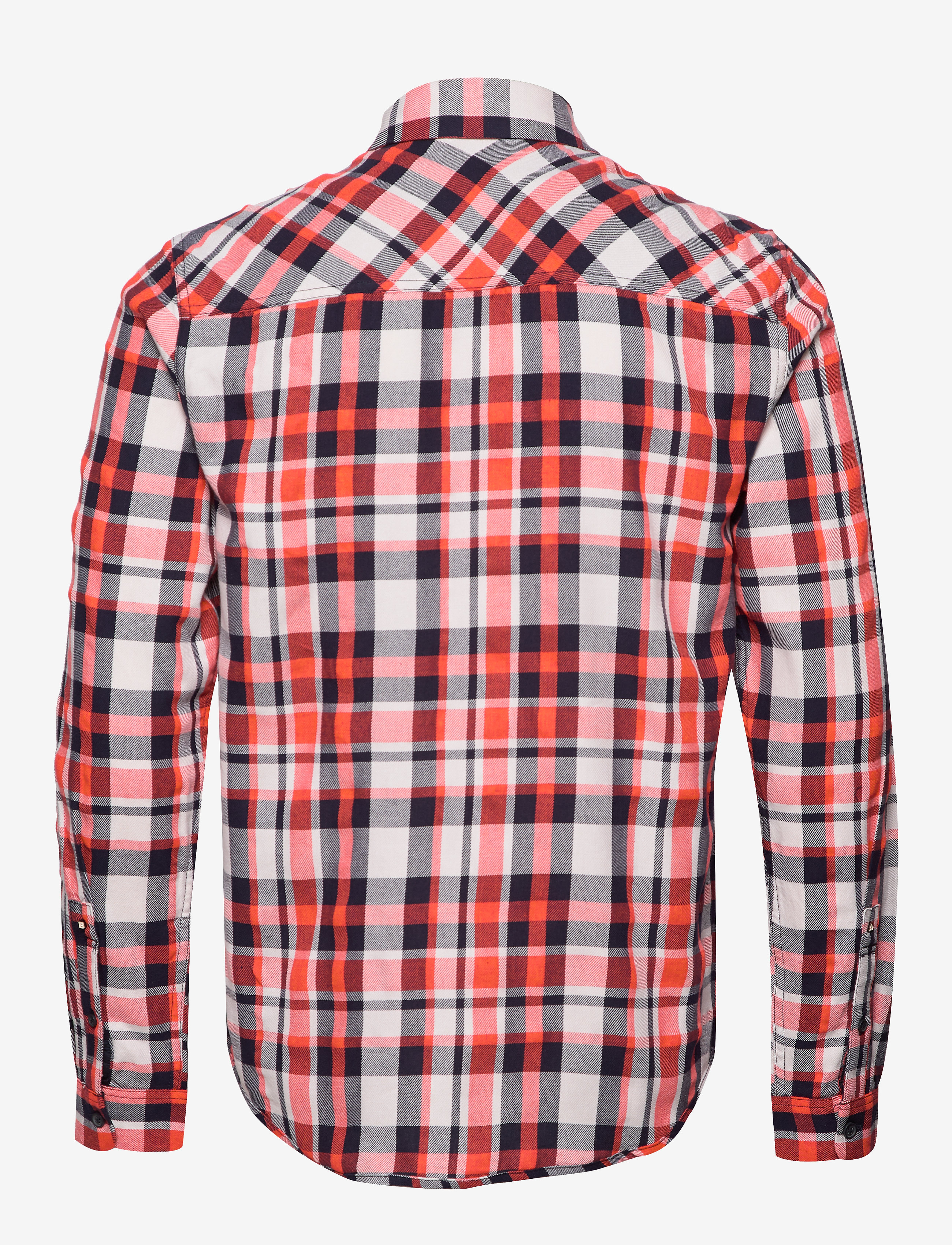 Scotch & Soda - Light weight brushed flannel shirt in pop colours - combo a - 1