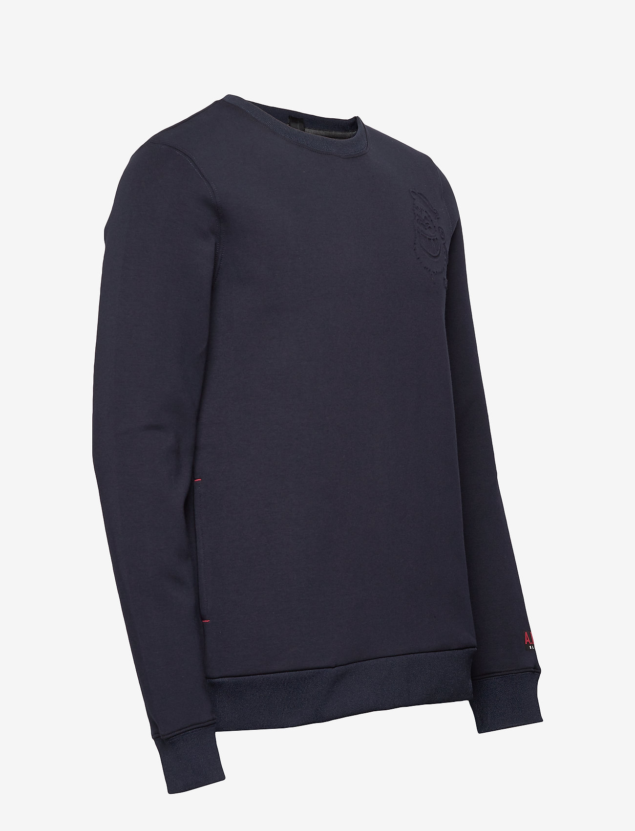 Scotch & Soda - Brutus Ams Blauw colab sweat with detachable bandana - night - 3