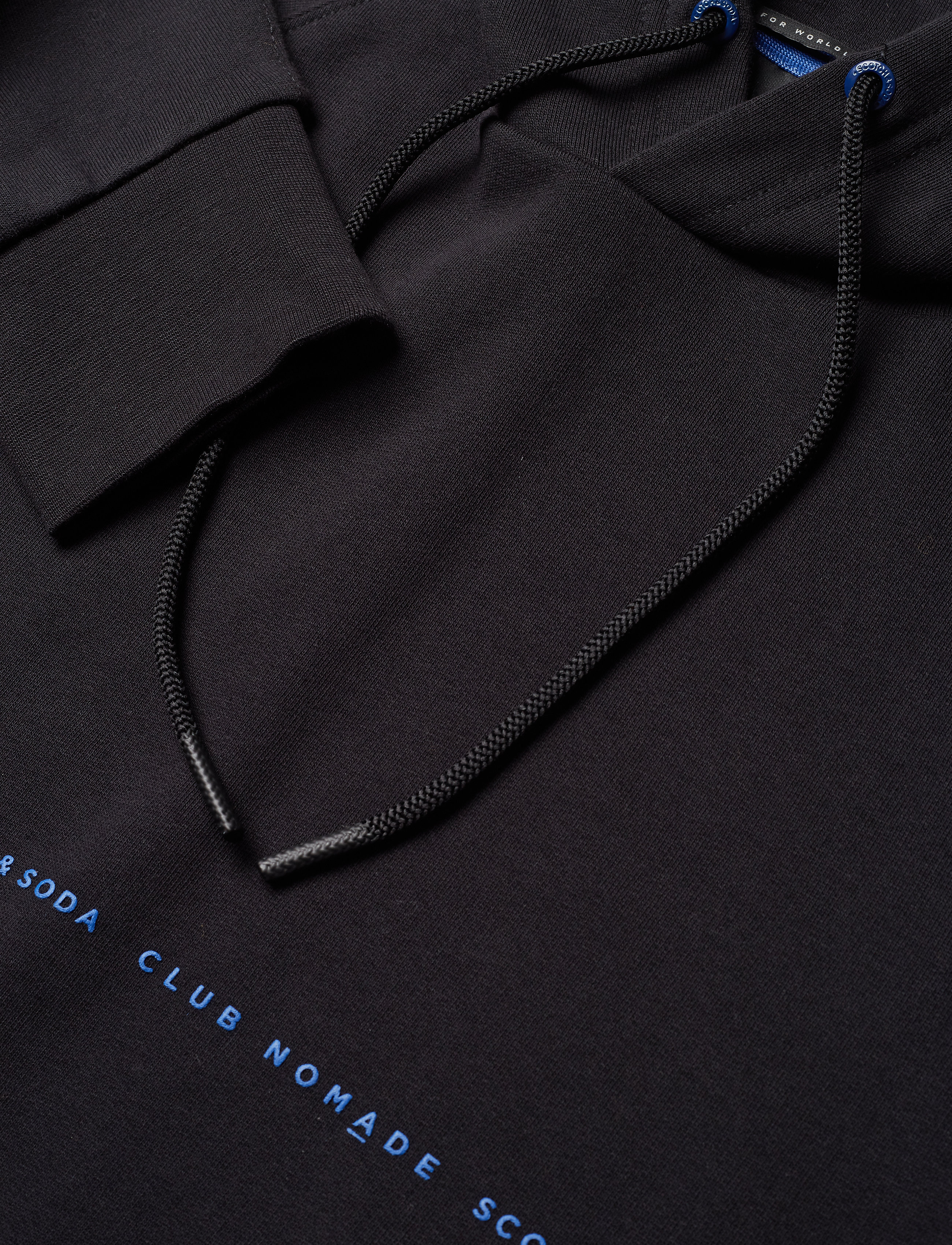 Scotch & Soda - Club Nomade signature hoody - black - 2