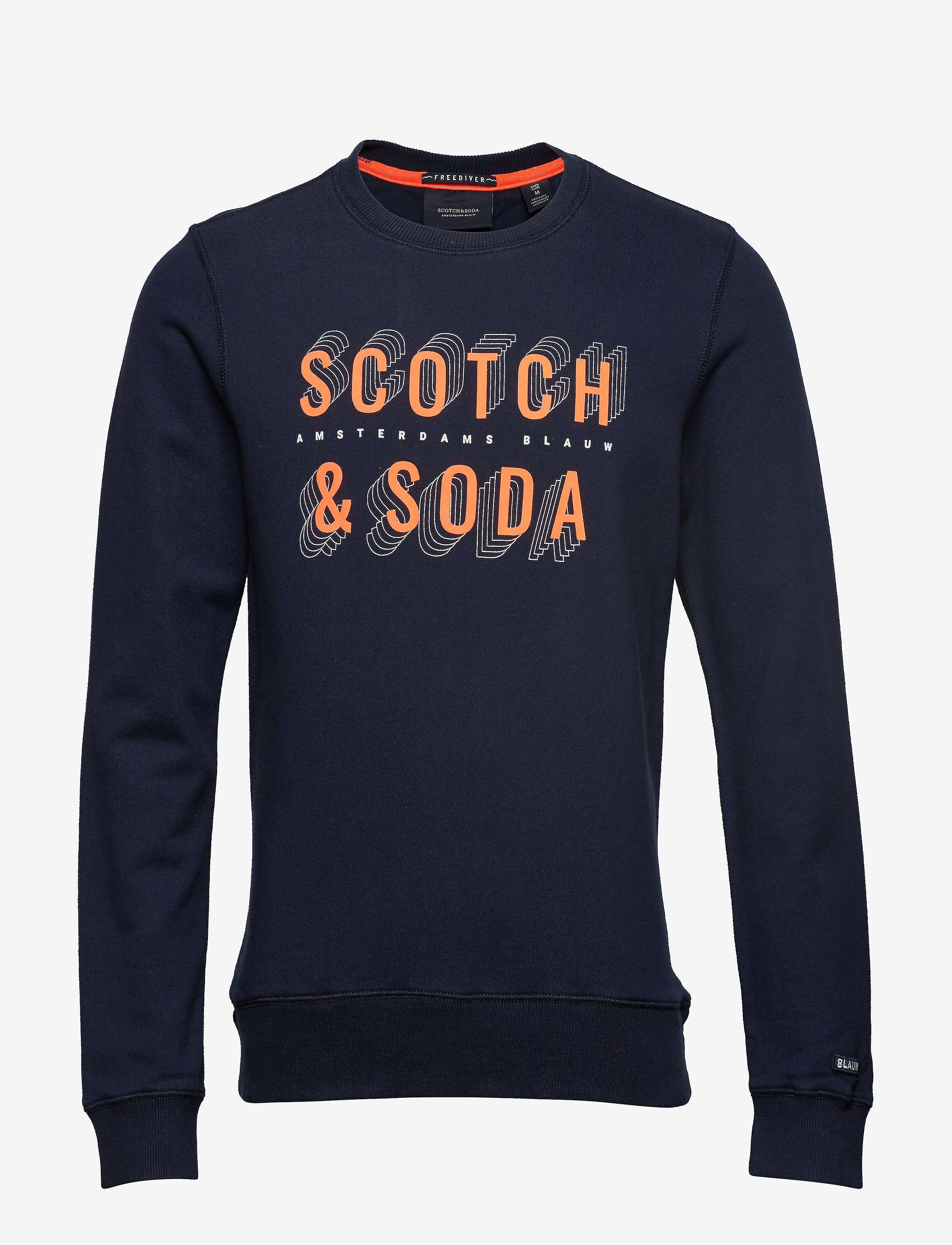 Scotch & Soda - Basic Scotch & Soda sweat in regular fit - navy - 0