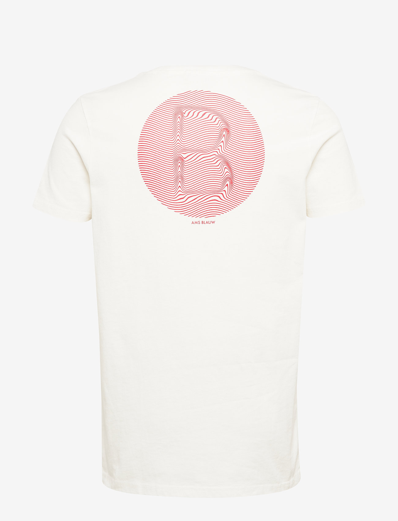 Scotch & Soda - Ams Blauw washed rocker tee with seasonal artworks - ecru - 1