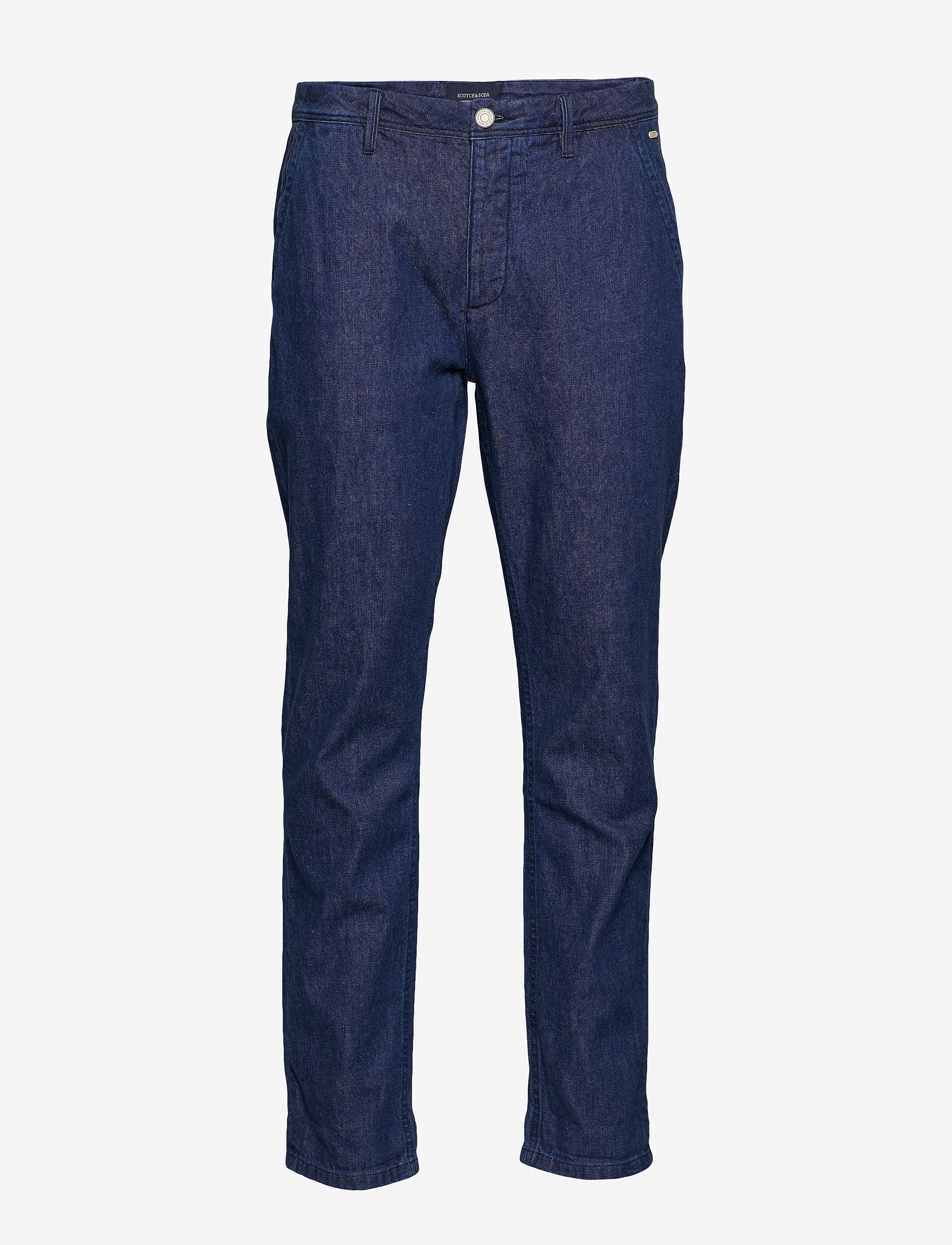 Scotch & Soda - Tailored denim chino - blauw crew - 2