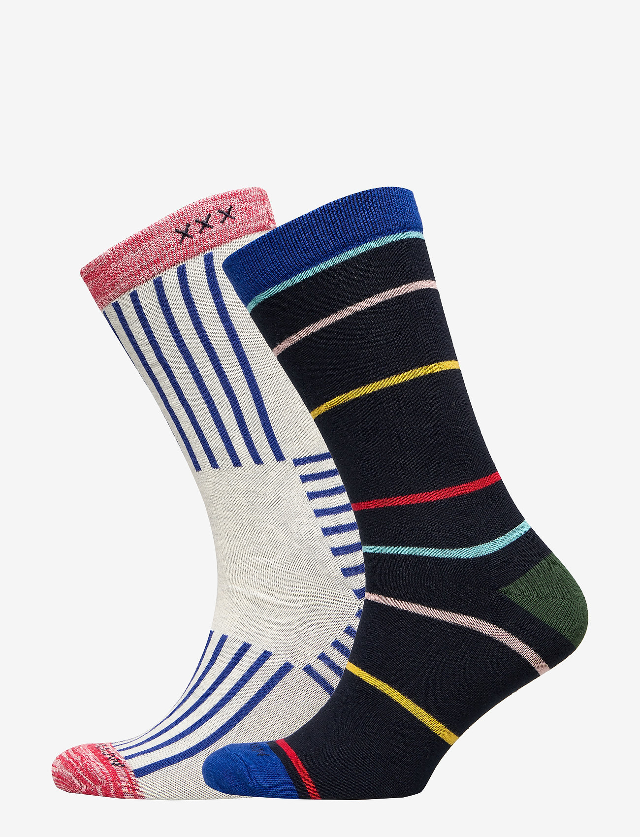 Scotch & Soda - Ams Blauw 2-pack seasonal socks - combo a - 0