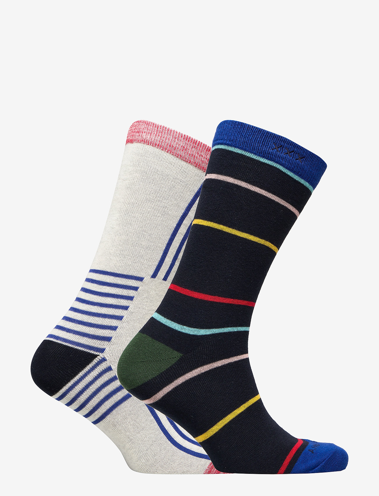 Scotch & Soda - Ams Blauw 2-pack seasonal socks - combo a - 1