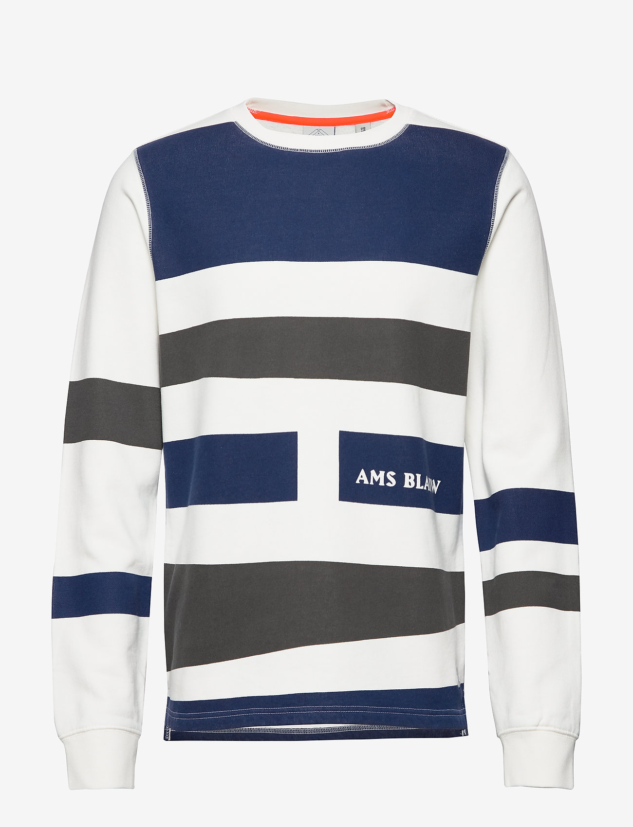 Scotch & Soda - Ams Blauw graphic sweat - combo a - 0