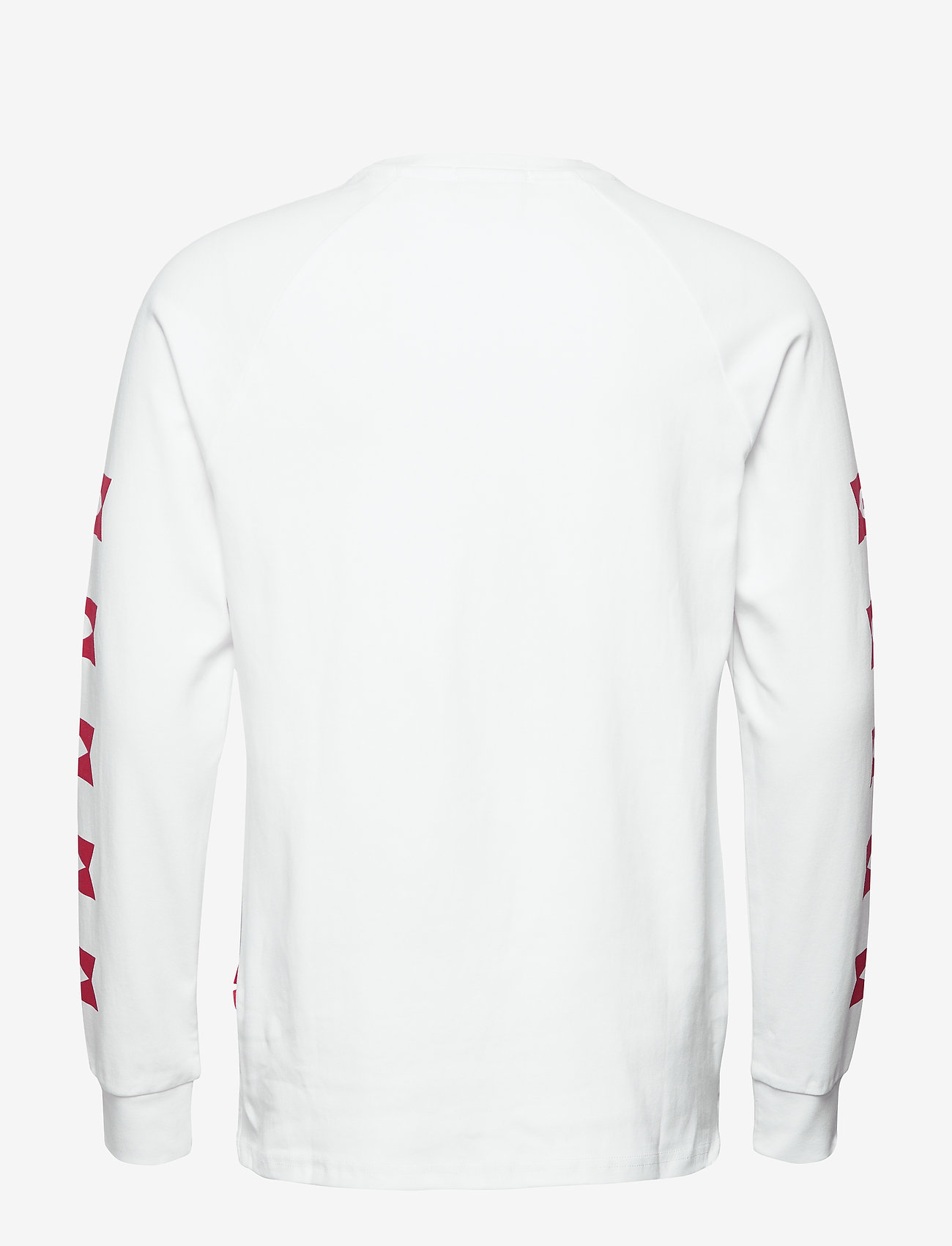 Scotch & Soda - Blauw L/S tee wtih sleeve artwork - white - 1