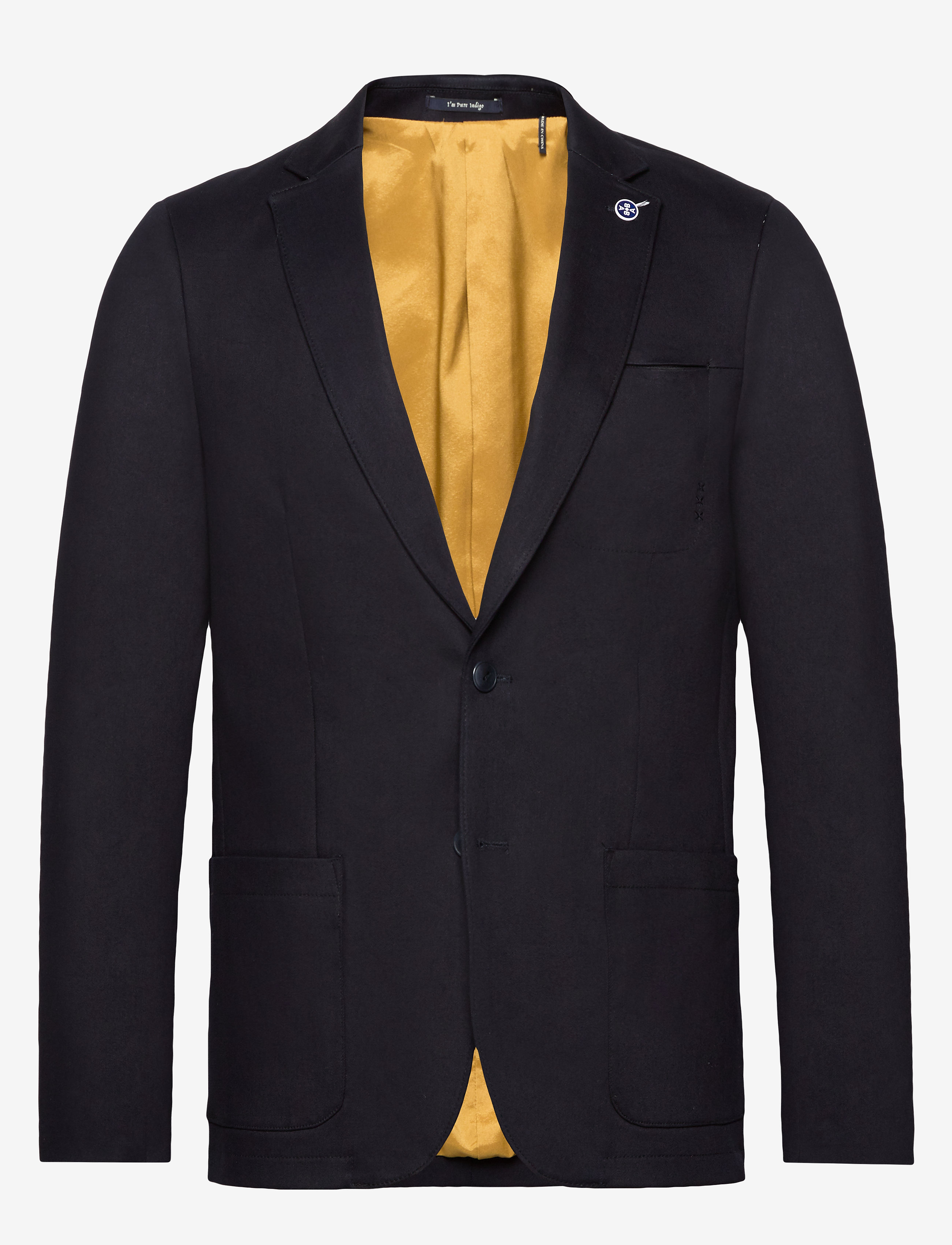 Scotch & Soda - Ams Blauw stretch denim blazer - indigo - 0
