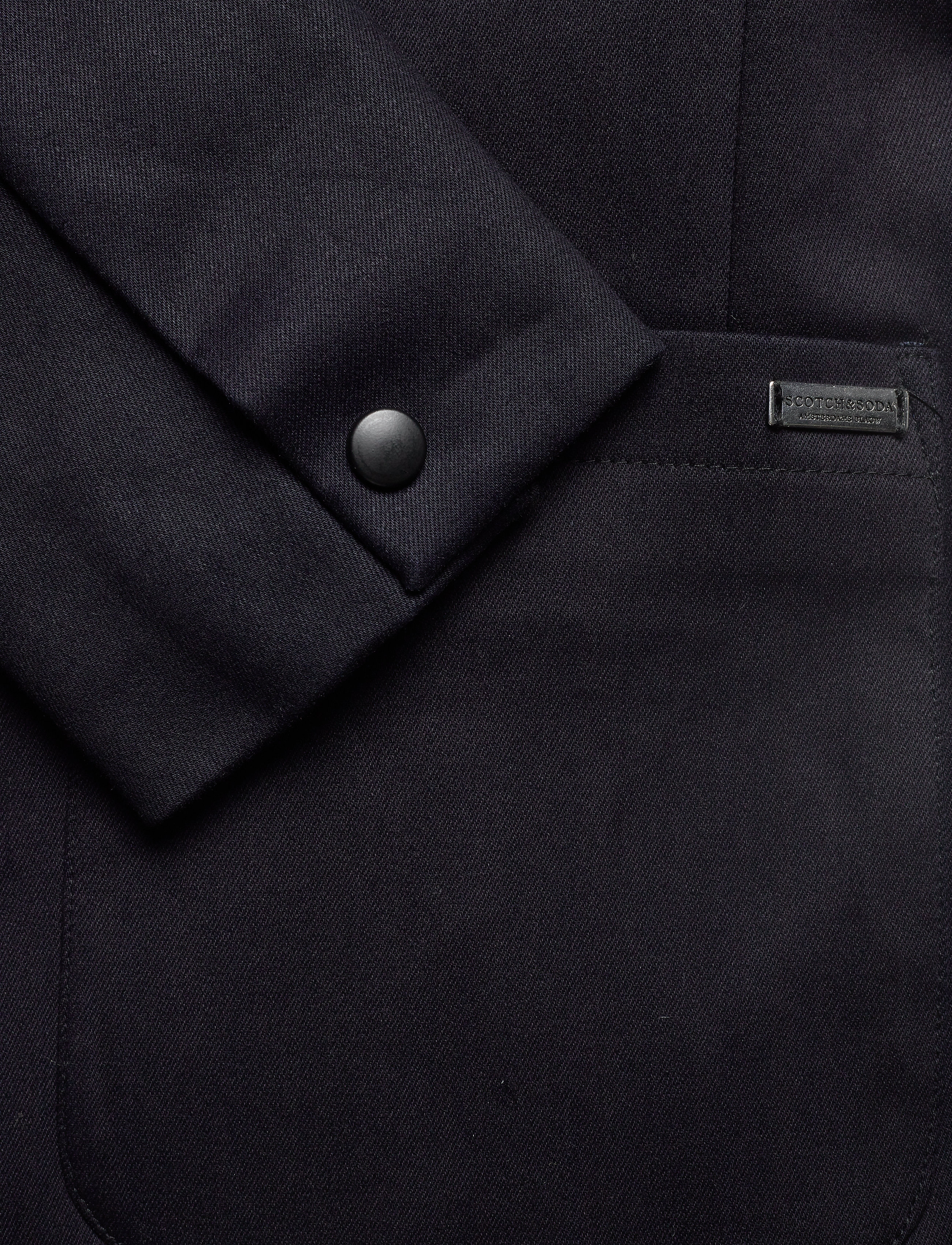 Scotch & Soda - Ams Blauw stretch denim blazer - indigo - 3