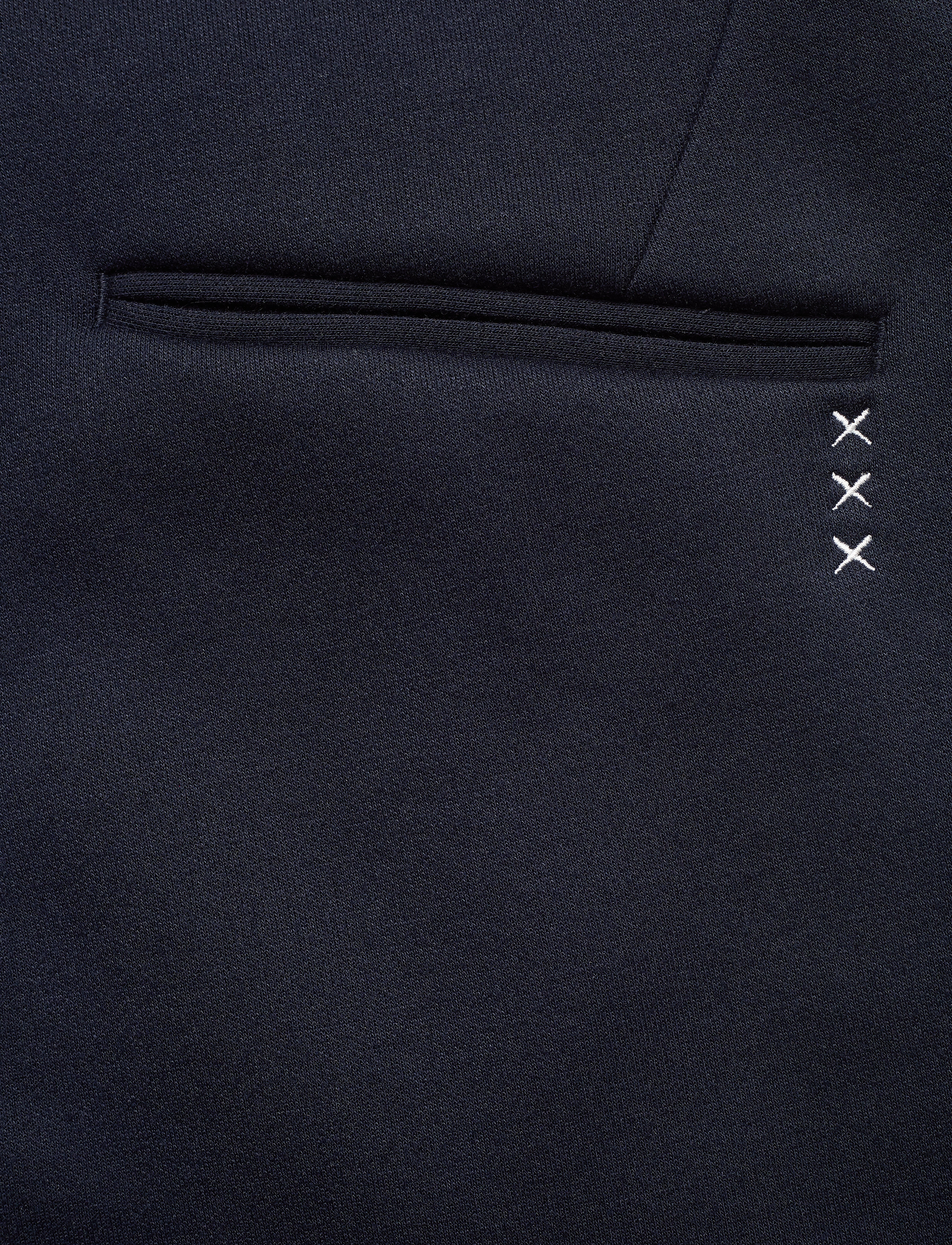 Scotch & Soda - Ams Blauw chic sweat pant with pintuck - navy - 4