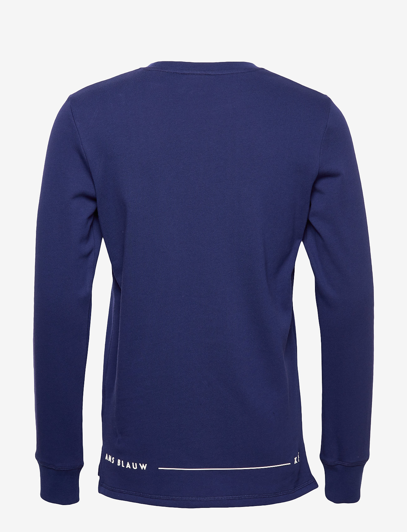 Scotch & Soda - Crewneck sweat with contrast loops and chest pocket - navy - 1