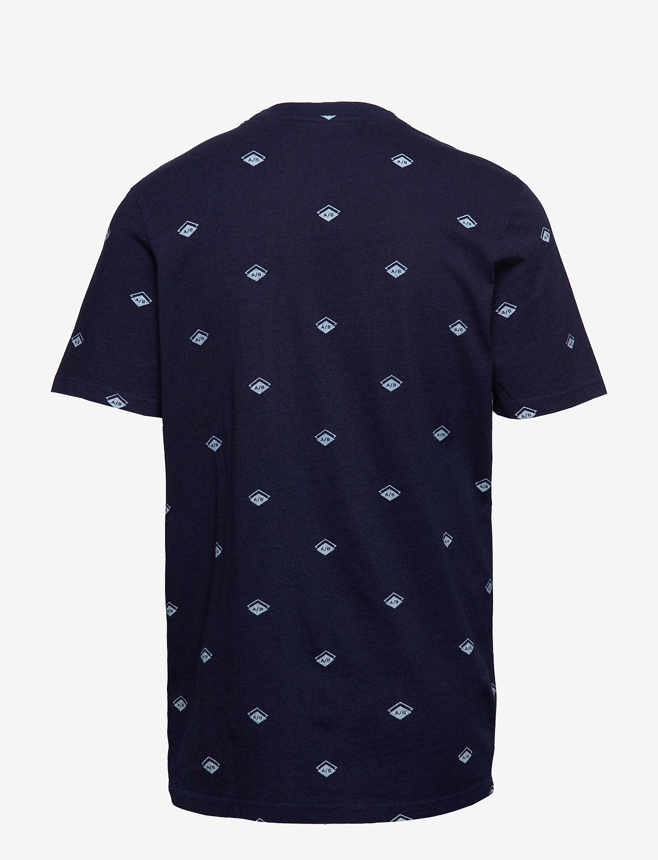 Scotch & Soda - Blauw indigo tee in solid and prints - combo b - 1