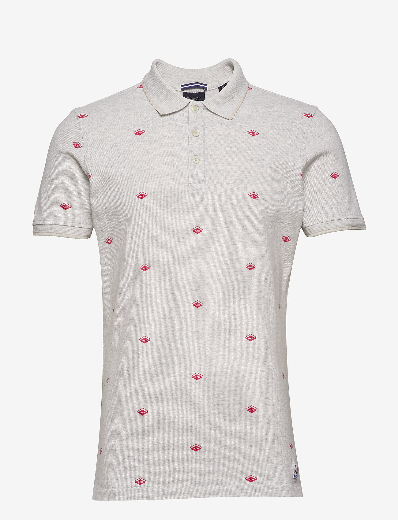 Scotch & Soda - Allover printed polo - combo a - 0