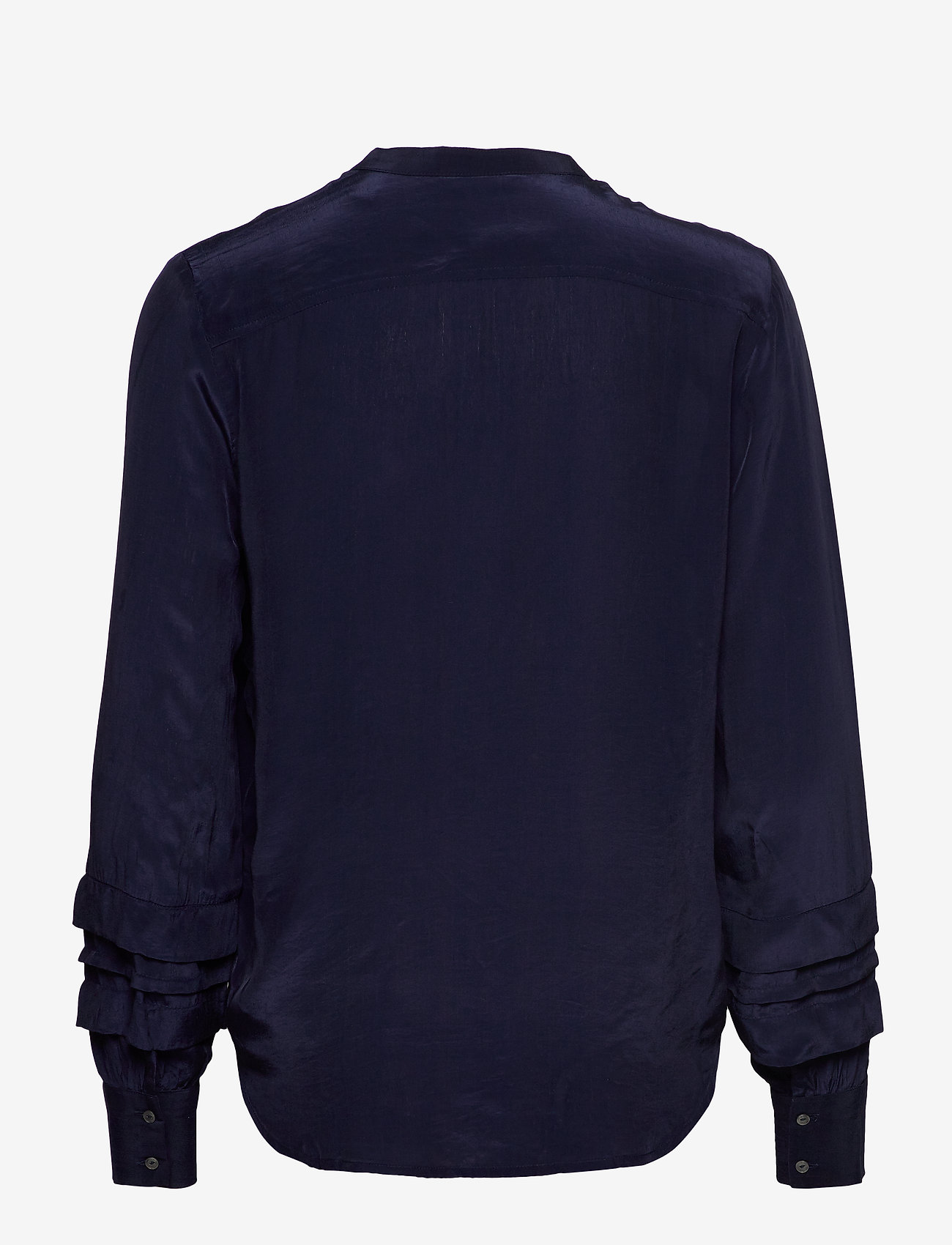 Scotch & Soda - Feminine top with special sleeve detail - navy - 1
