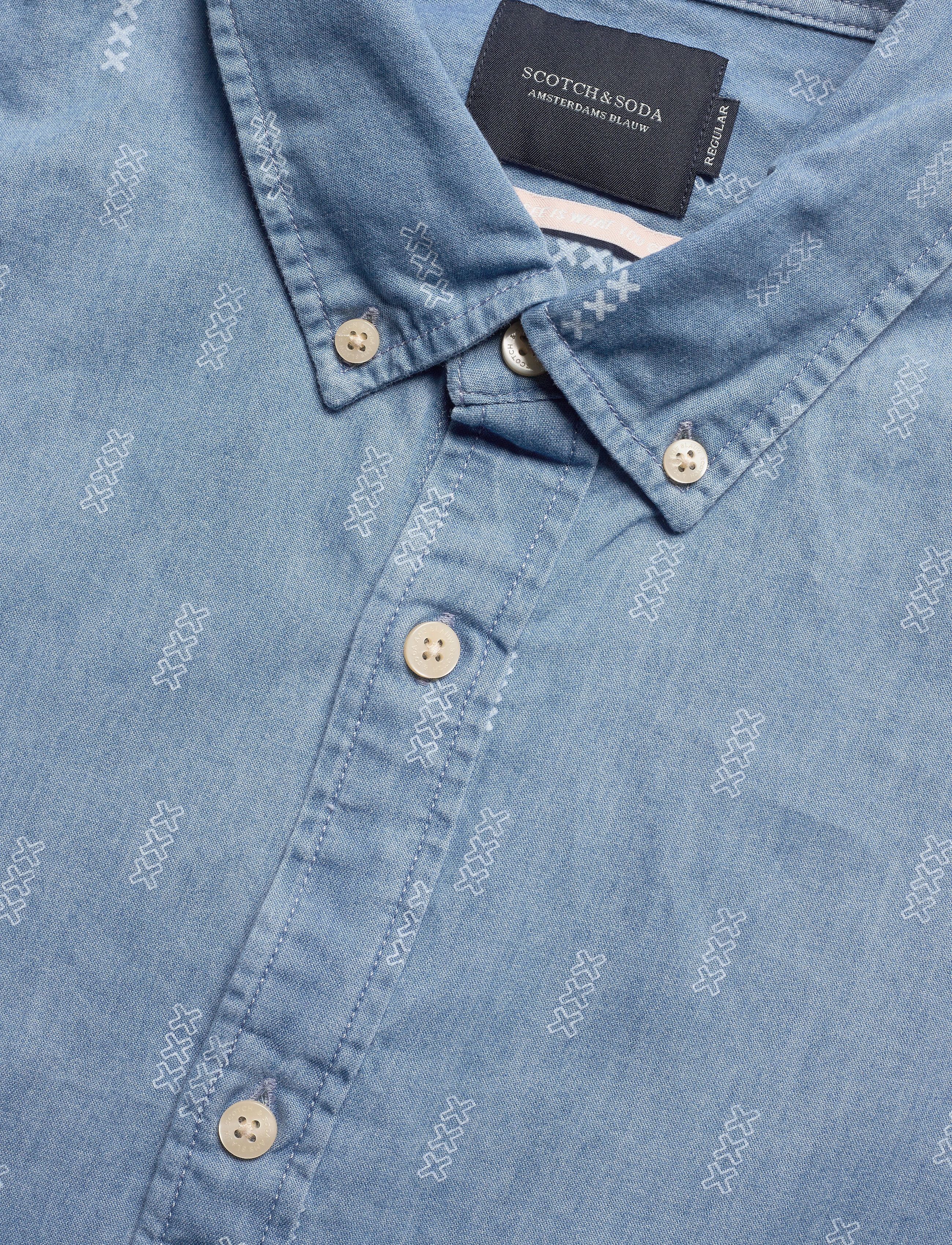 Scotch & Soda - AB regular fit AOP shirt with seasonal artworks - combo e - 3