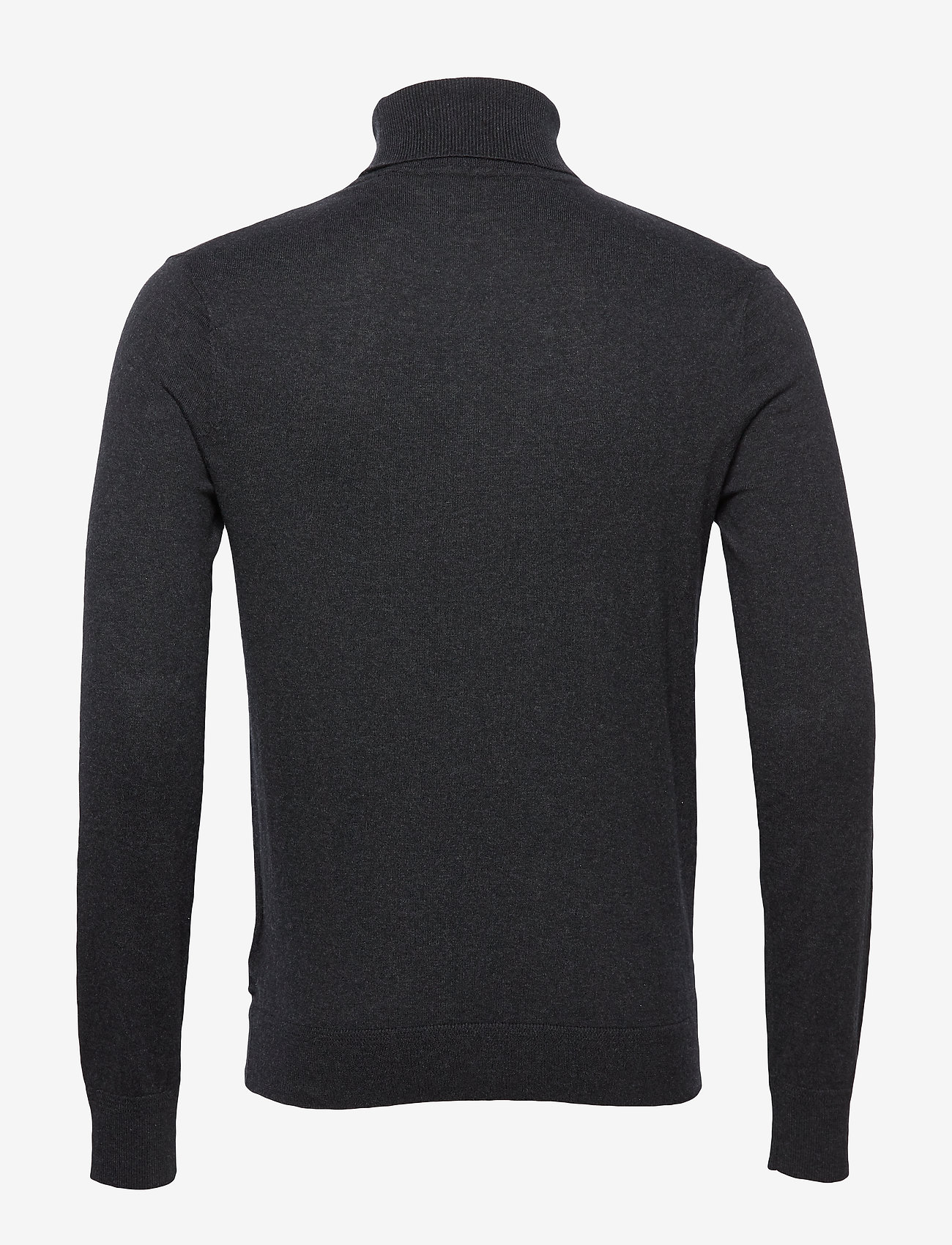 Scotch & Soda - Ams Blauw cotton cashmere pull with turtle neck - antra melange - 1