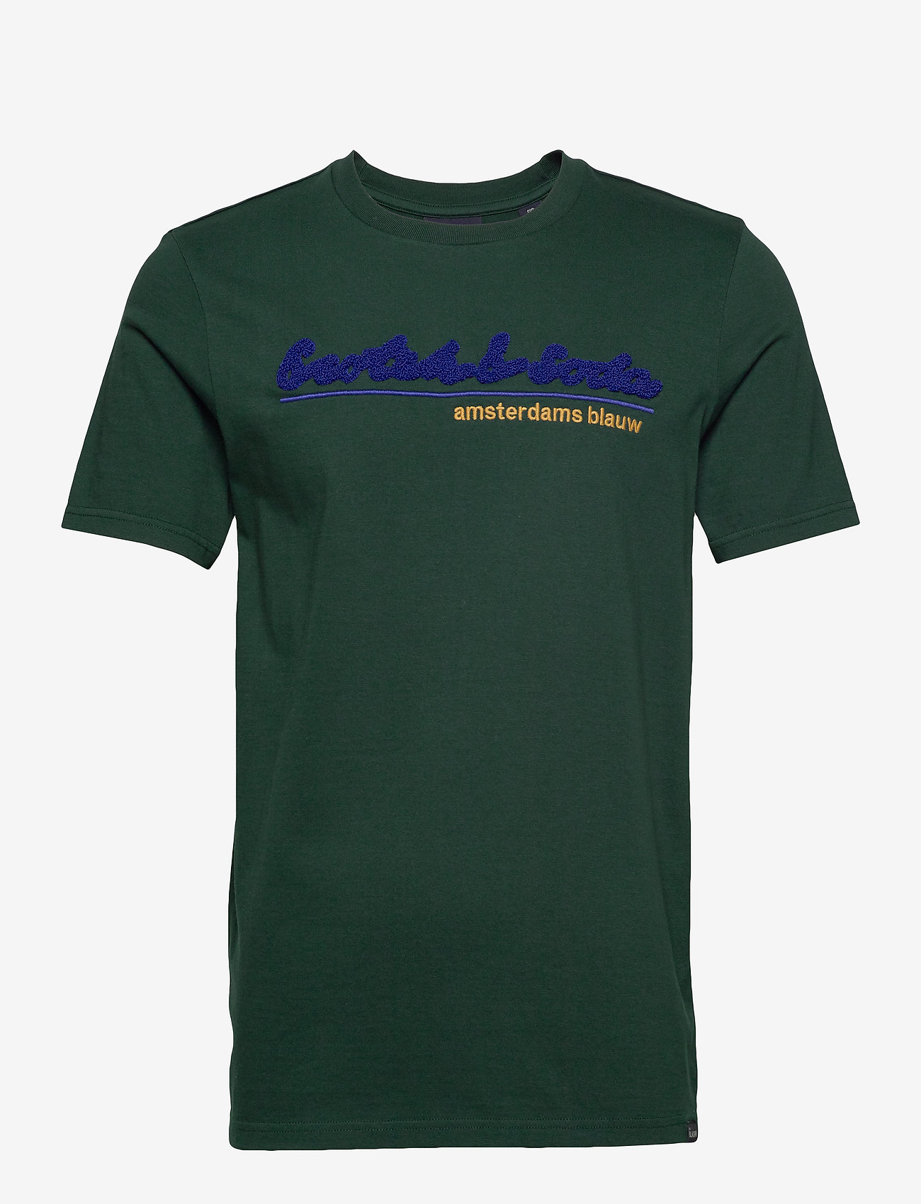 Scotch & Soda - Scotch and Soda short sleeved logo tee - green smoke - 0