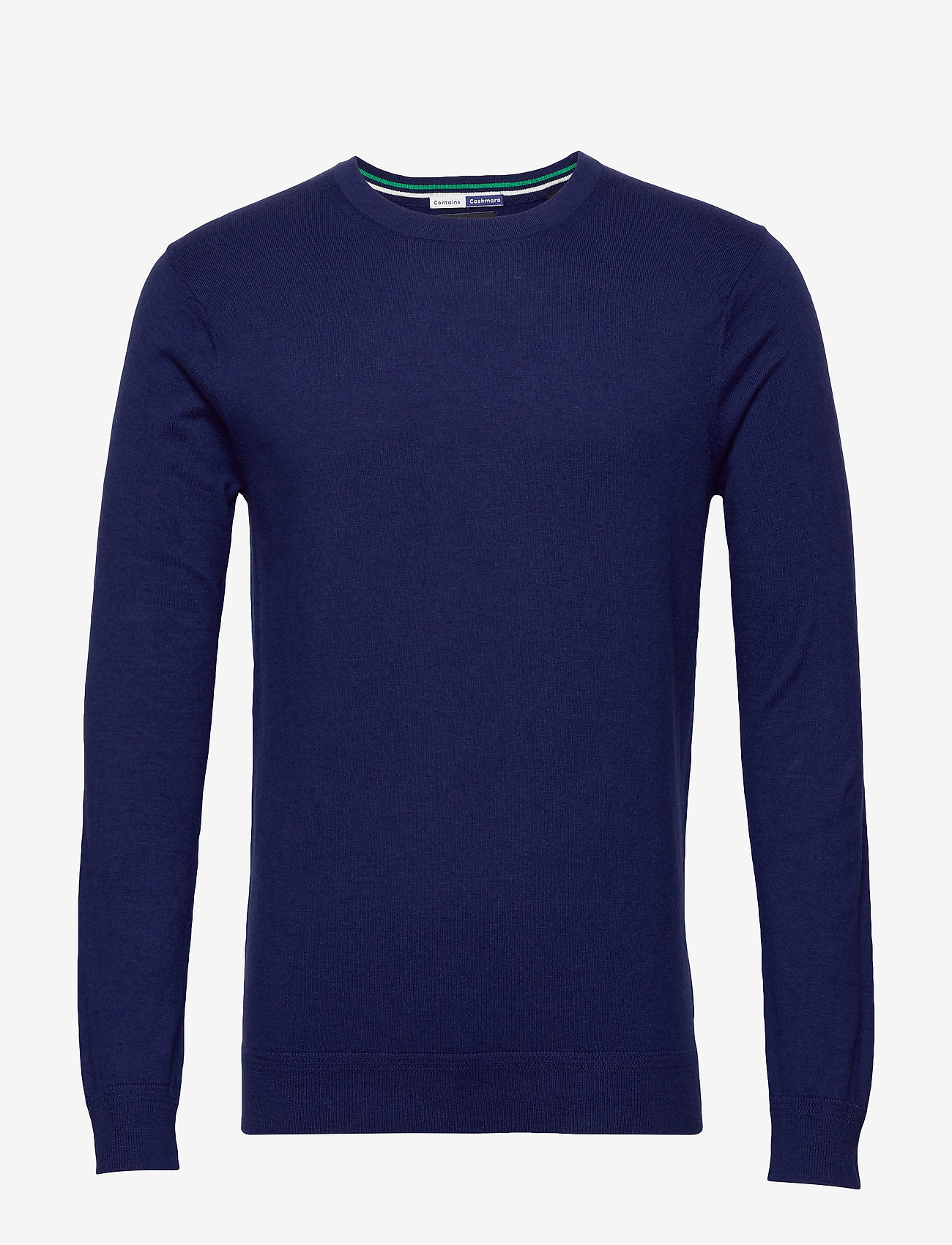 Scotch & Soda - Ams Blauw cotton cashmere crew  neck pull - sacre blue - 0