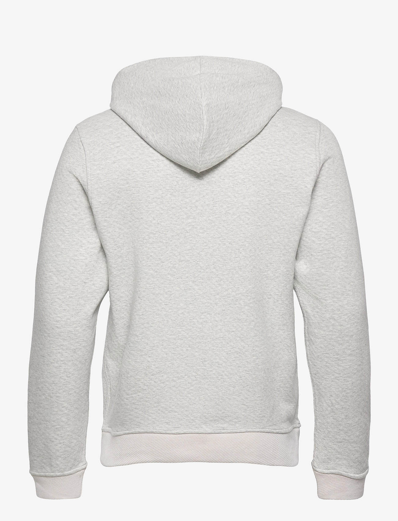 Scotch & Soda - Reversible hooded sweat with chest print - grey melange - 1