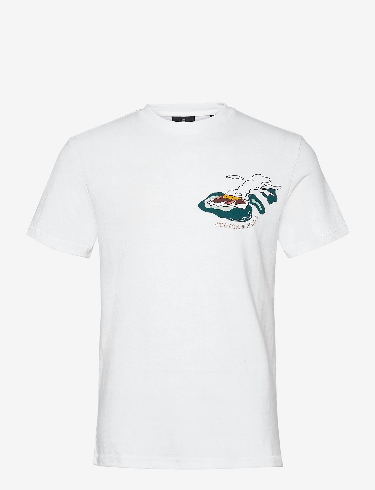 Scotch & Soda - Island souvenir tee - combo a - 0