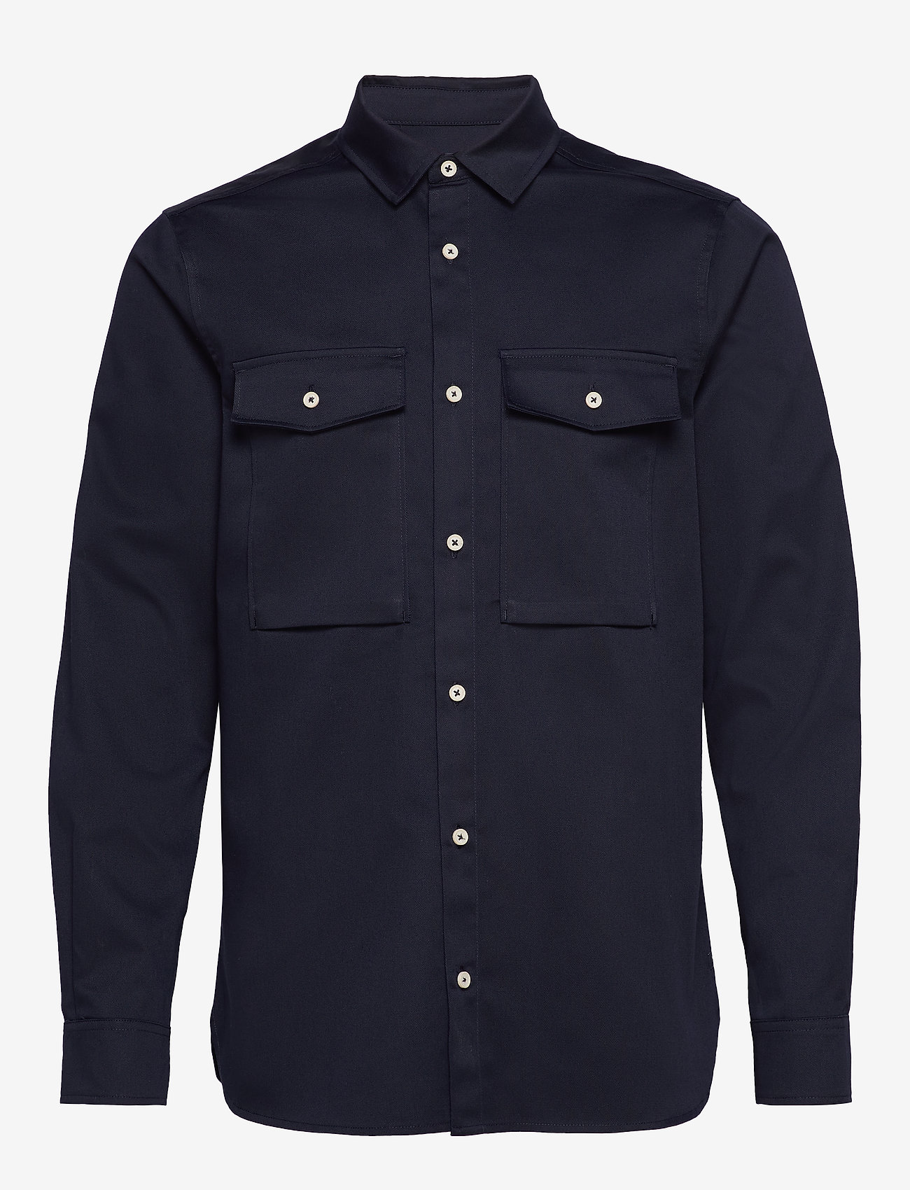 Scotch & Soda - Longsleeve clean utility shirt - night - 0