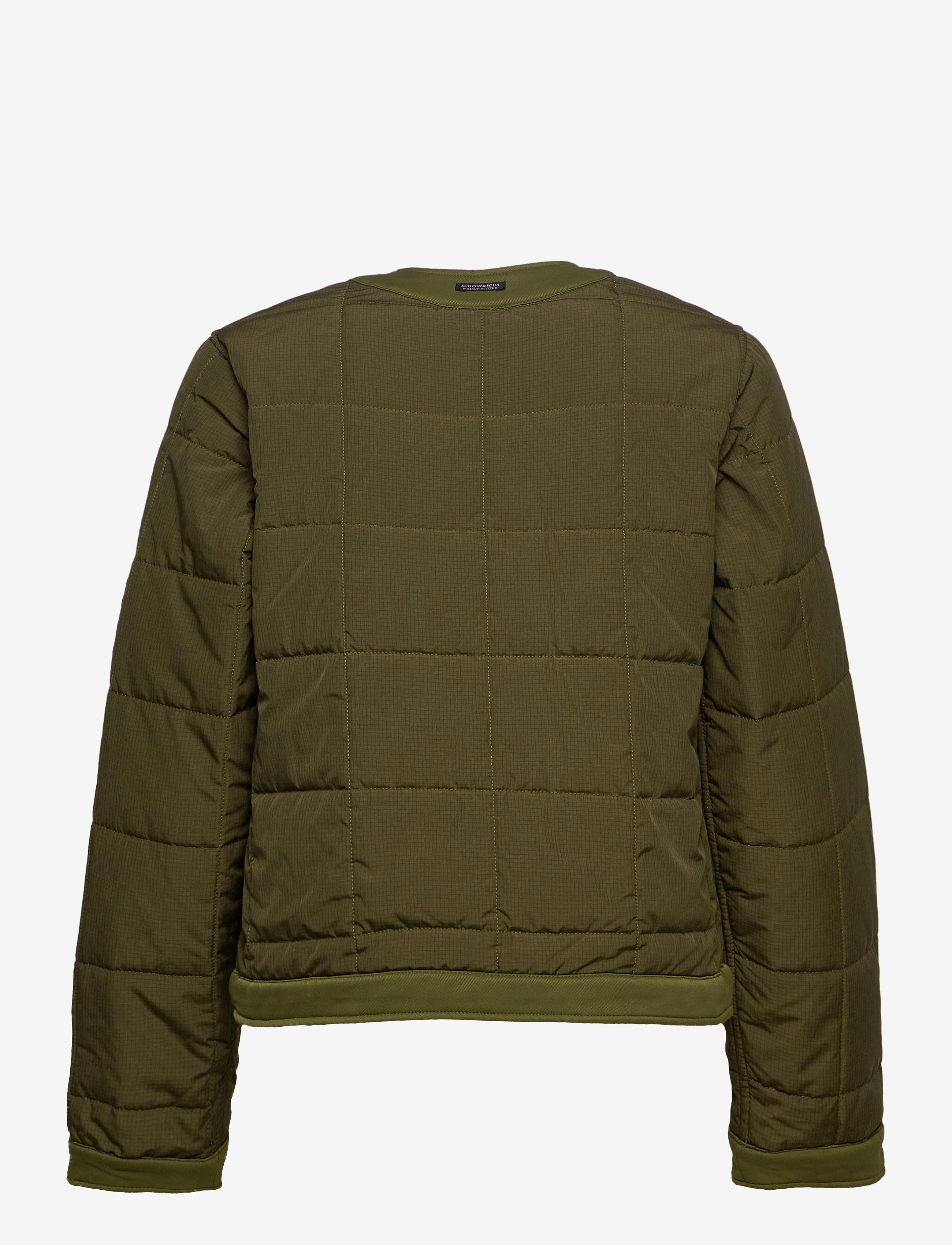 Scotch & Soda - Reversible special quilted jacket - military green - 3