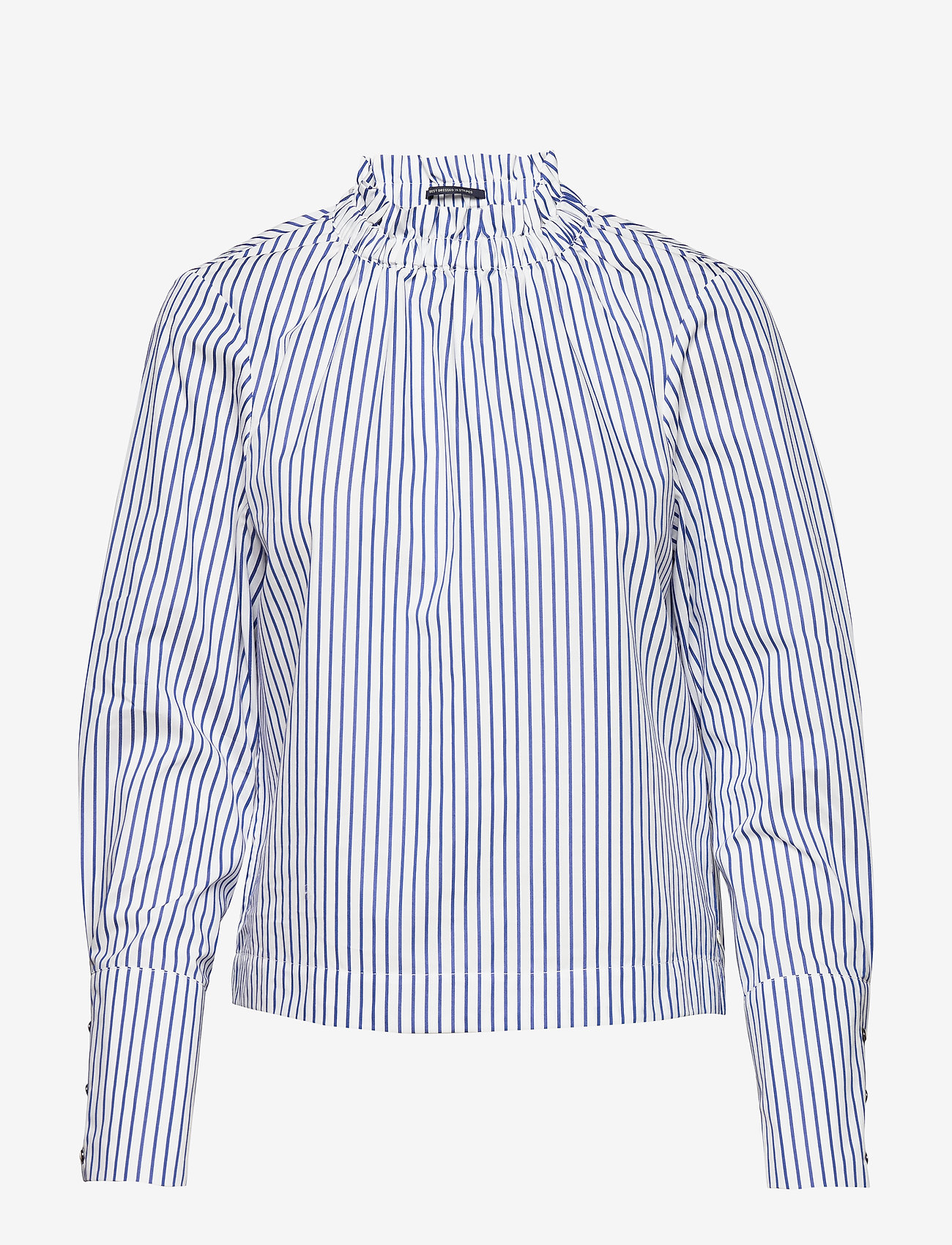 Scotch & Soda - Feminine woven top with gathered collar - combo a - 0
