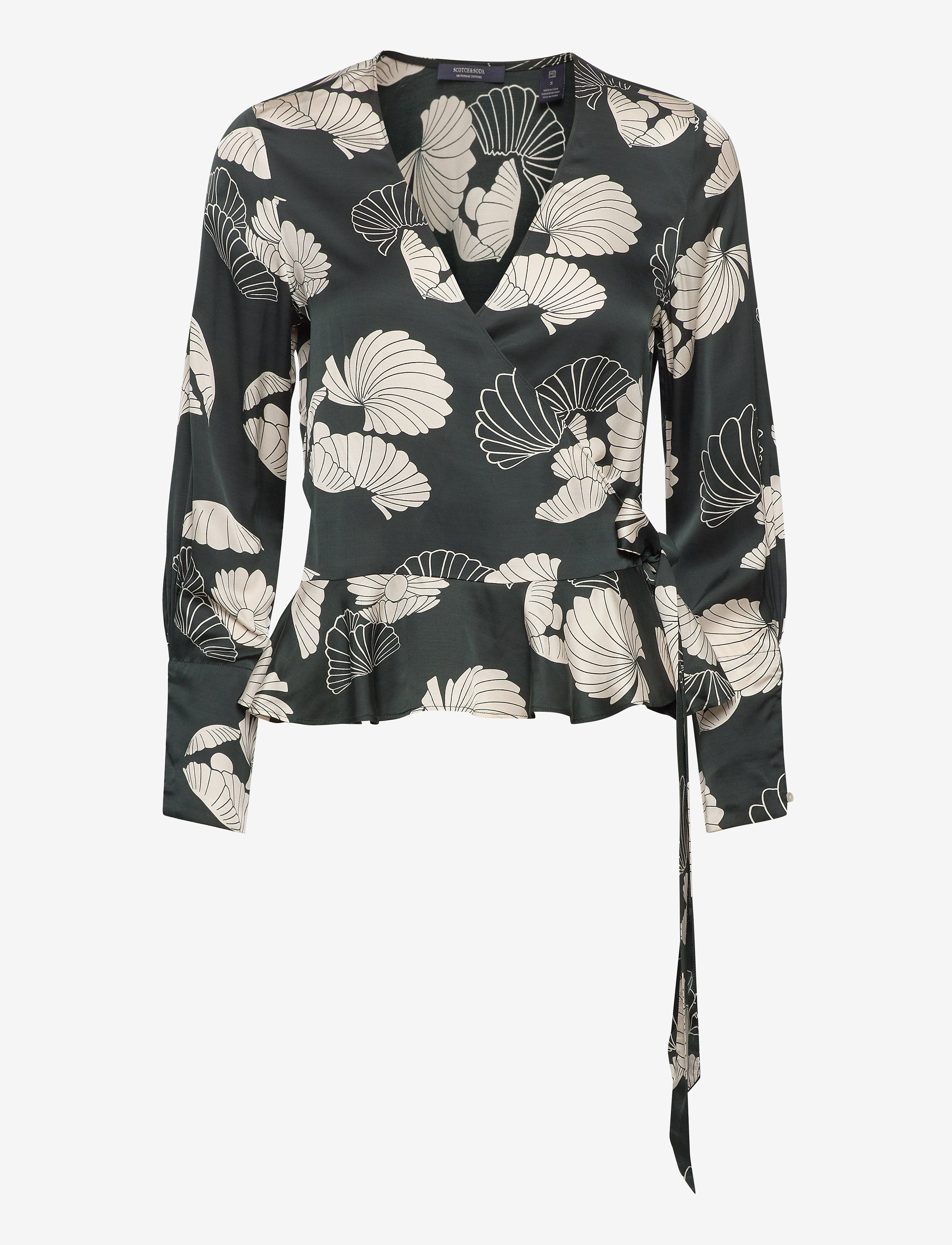 Scotch & Soda - Feminine wrap top - combo a - 1