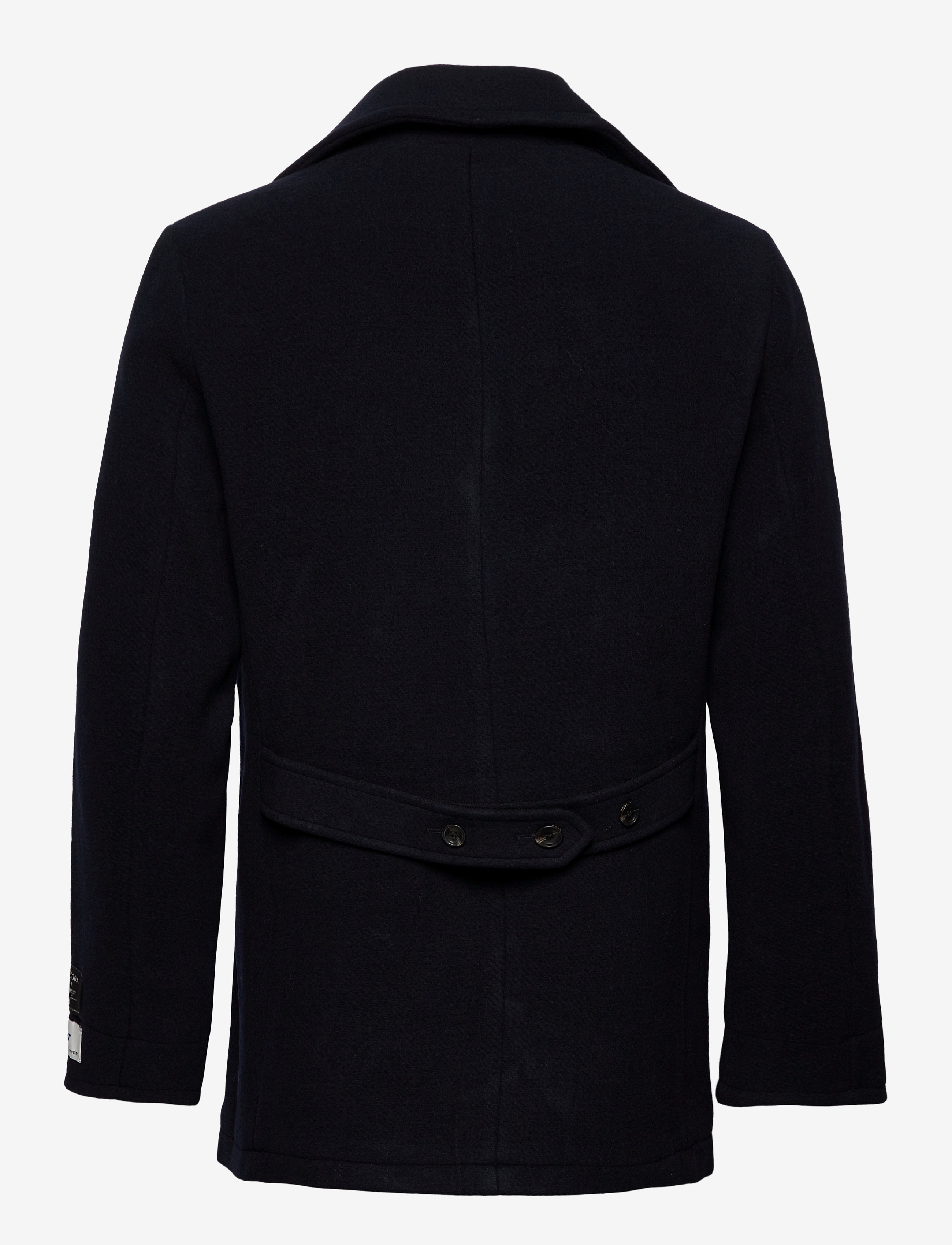 Scotch & Soda - Classic wool-blend peacoat with quilted lining - night - 1