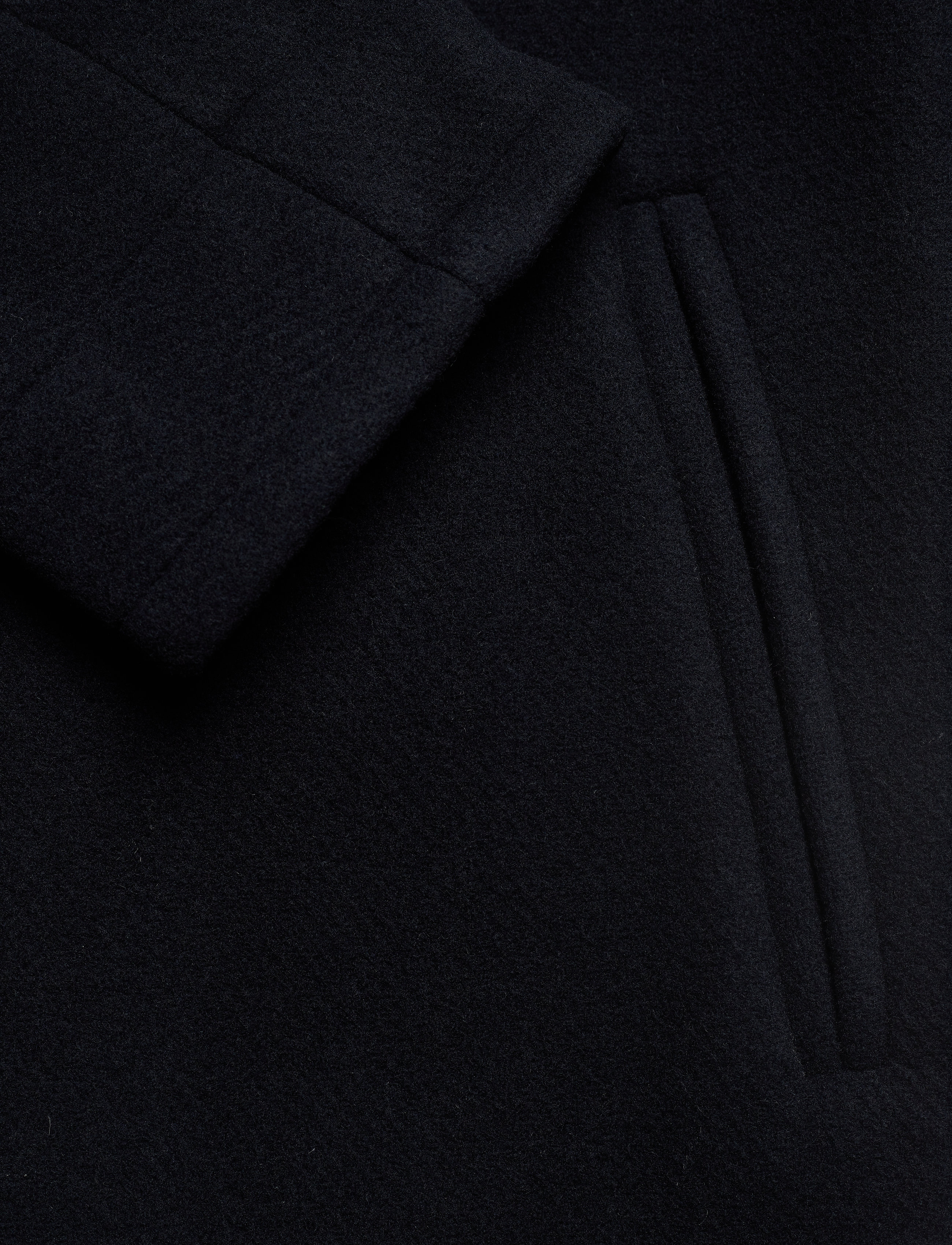 Scotch & Soda - Classic wool-blend peacoat with quilted lining - night - 3