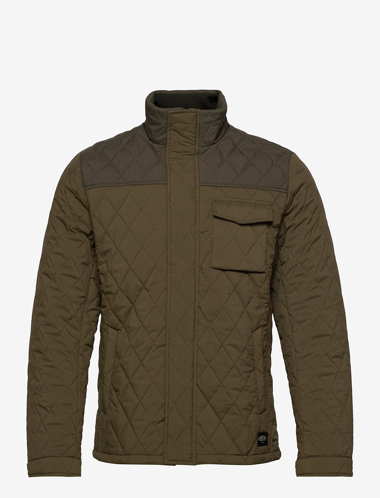 Scotch & Soda - Classic short quilted jacket - military - 1