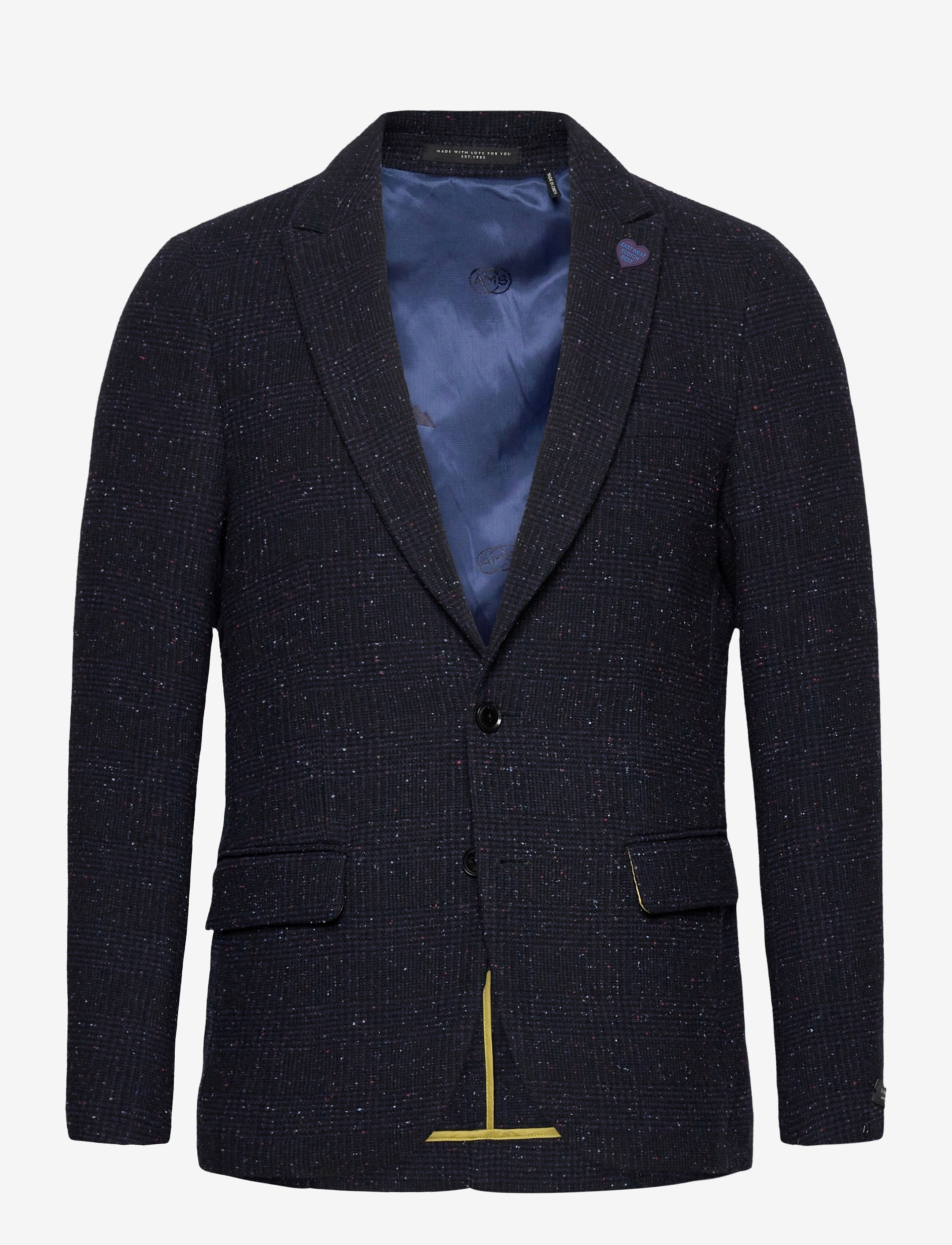 Scotch & Soda - Classic single-breasted neps wool-blend blazer - combo a - 1