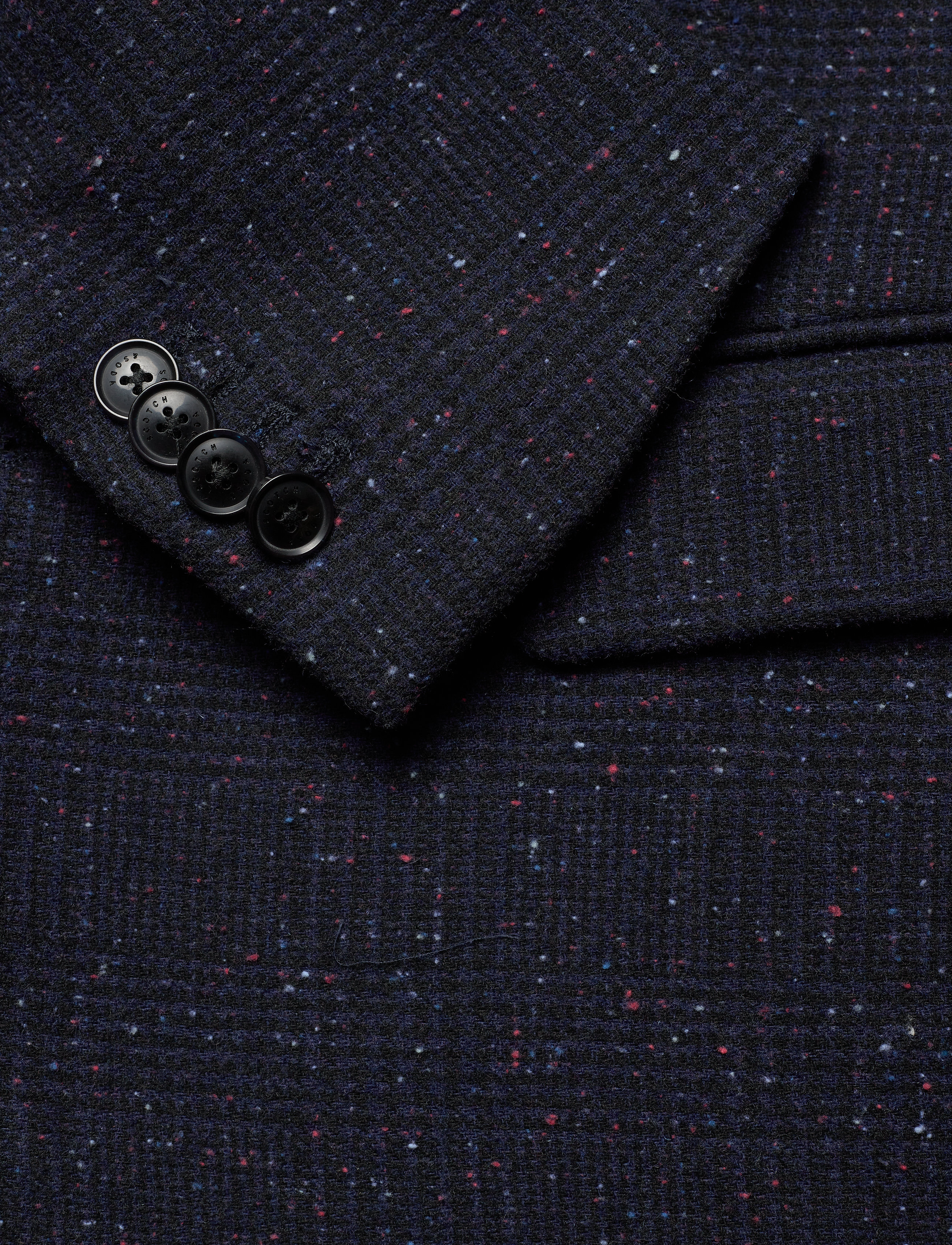 Scotch & Soda - Classic single-breasted neps wool-blend blazer - combo a - 4