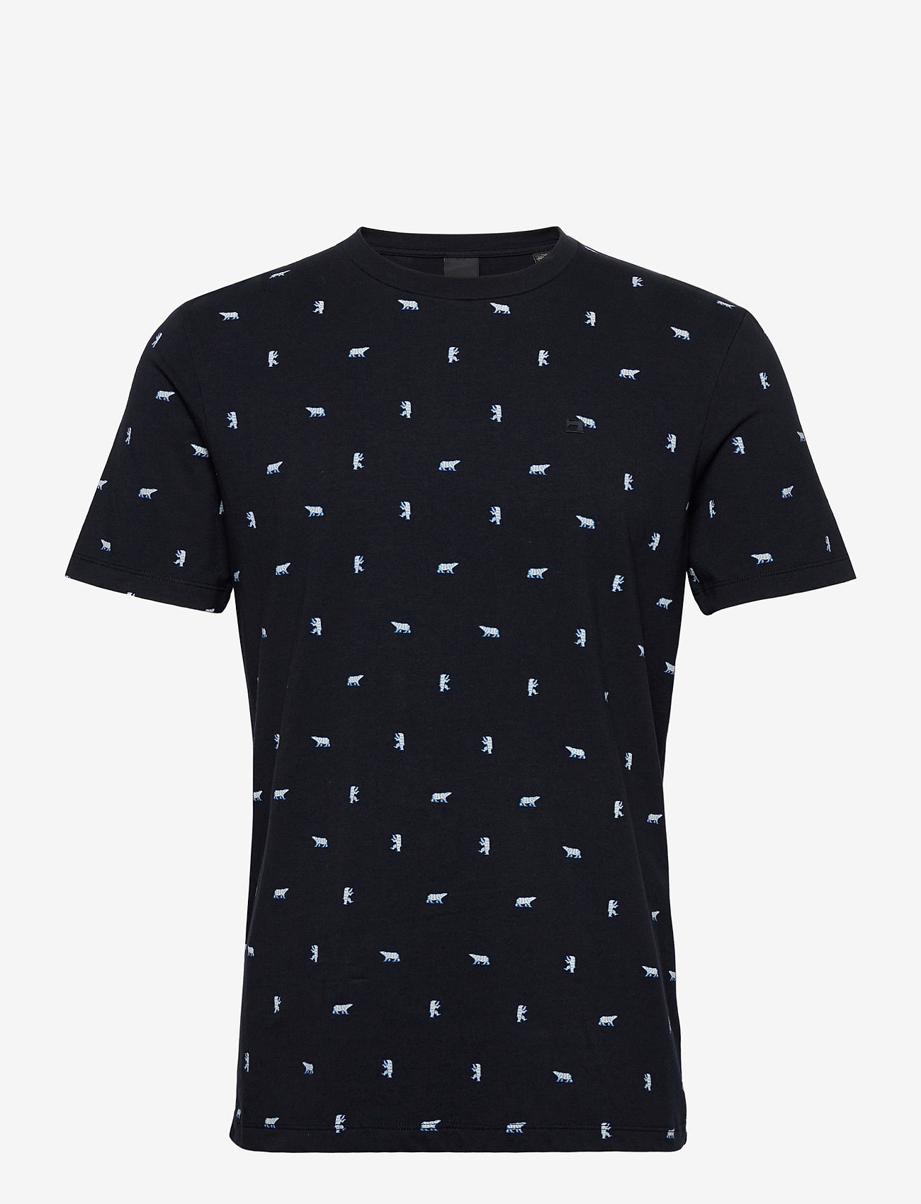 Scotch & Soda - Classic cotton-elastane crewneck tee - combo d - 0