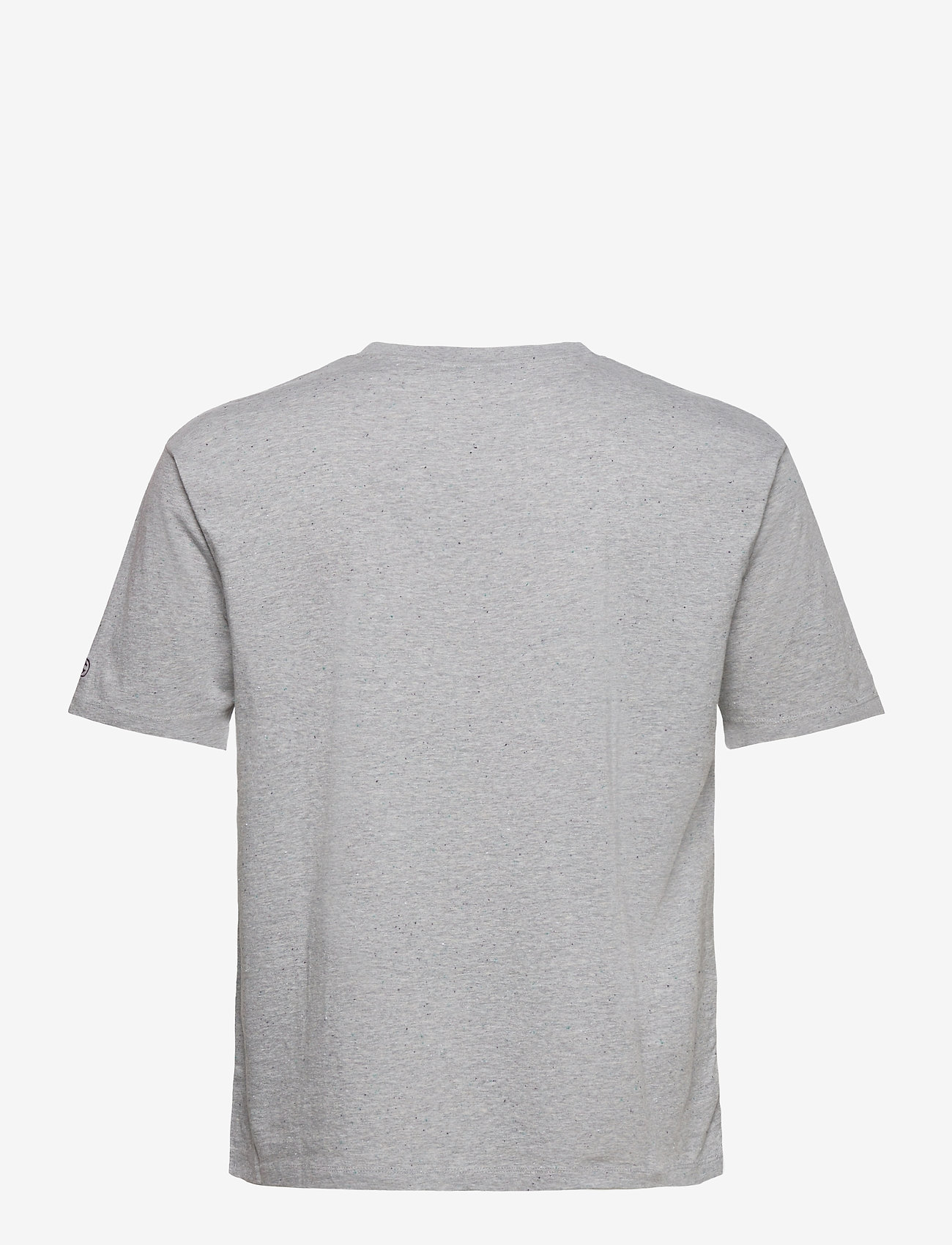 Scotch & Soda - Neps jersey crewneck tee with chestpocket - stone melange - 1